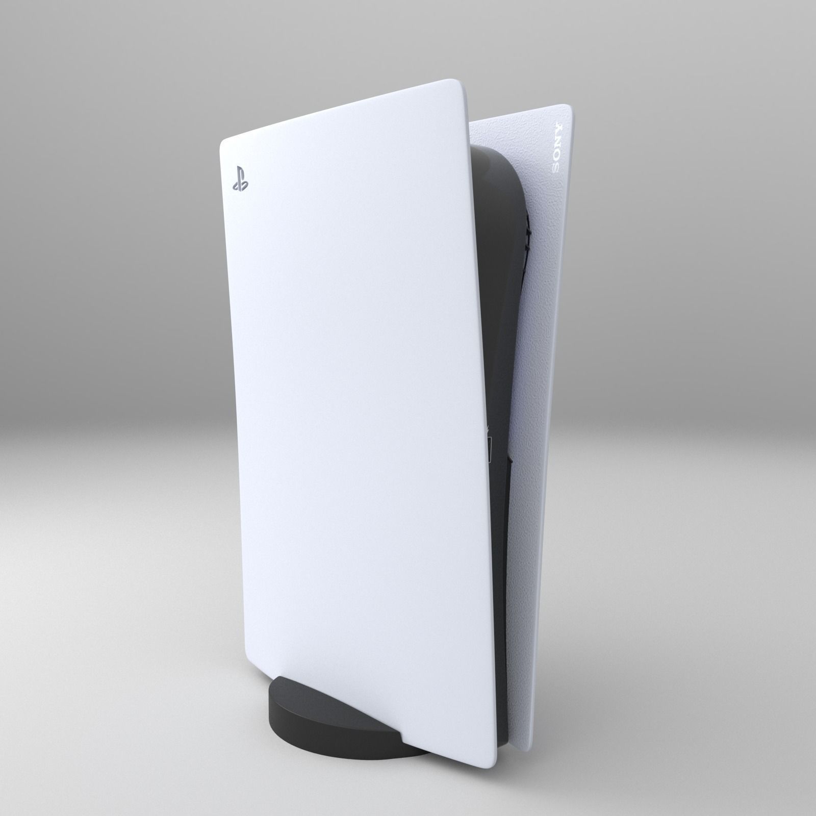 Sony PlayStation 5 Digital Edition 3D model_2