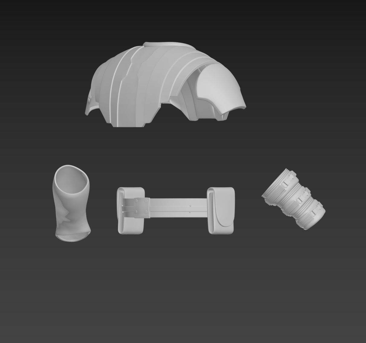 Star Wars Anakin Skywalker General Armor Cosplay 3D print model_5