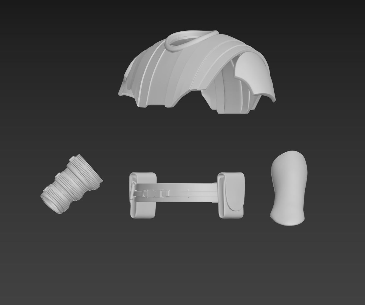 Star Wars Anakin Skywalker General Armor Cosplay 3D print model_1