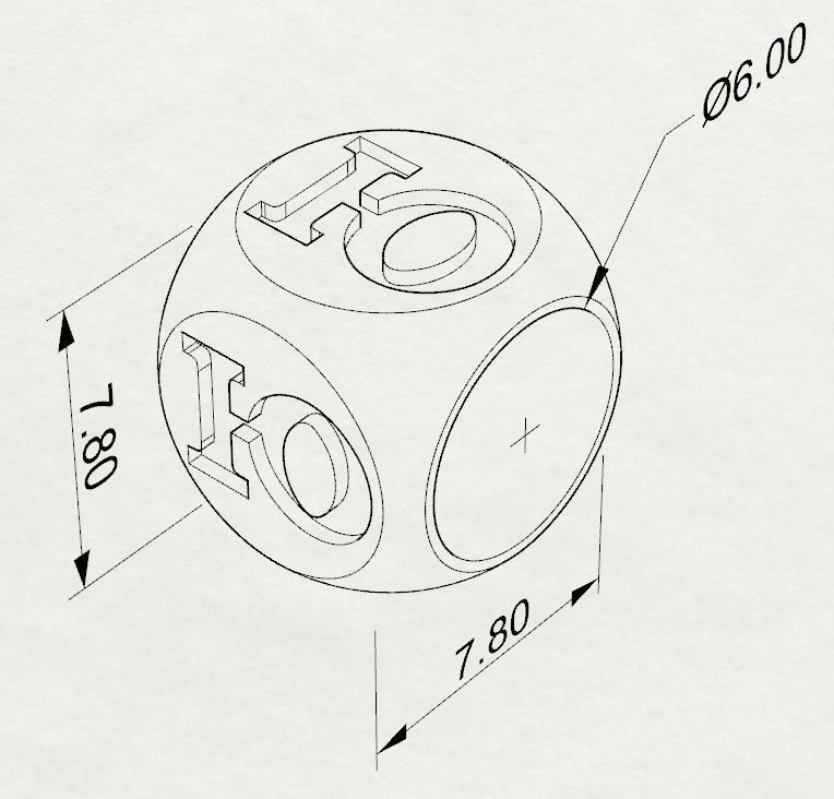 CHARMS RUSSIAN ALPHABET 3D print model_2