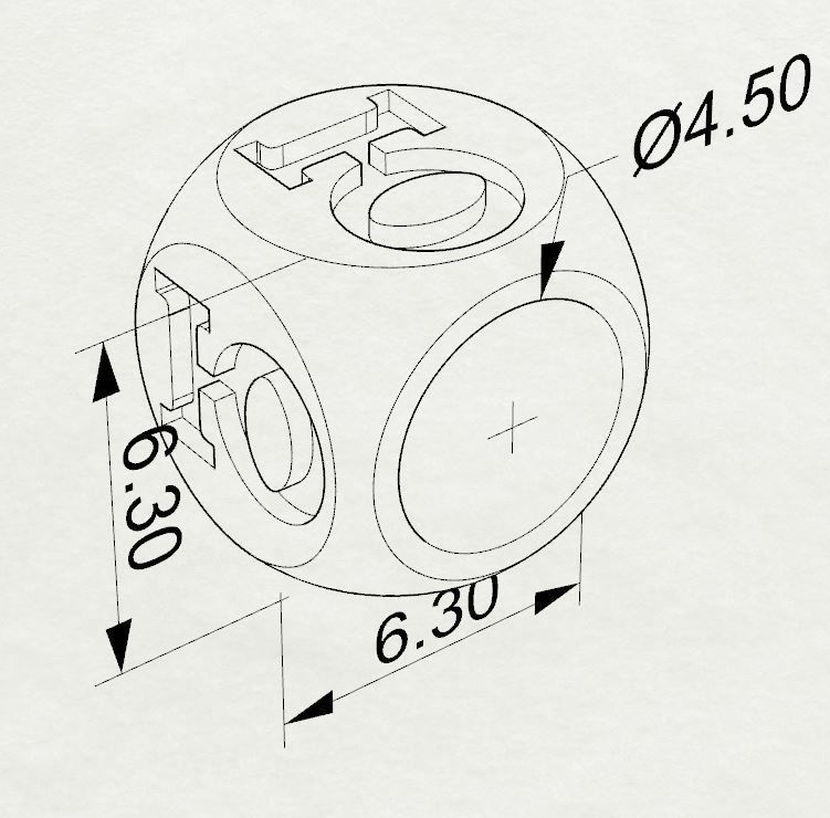 CHARMS RUSSIAN ALPHABET 3D print model_2