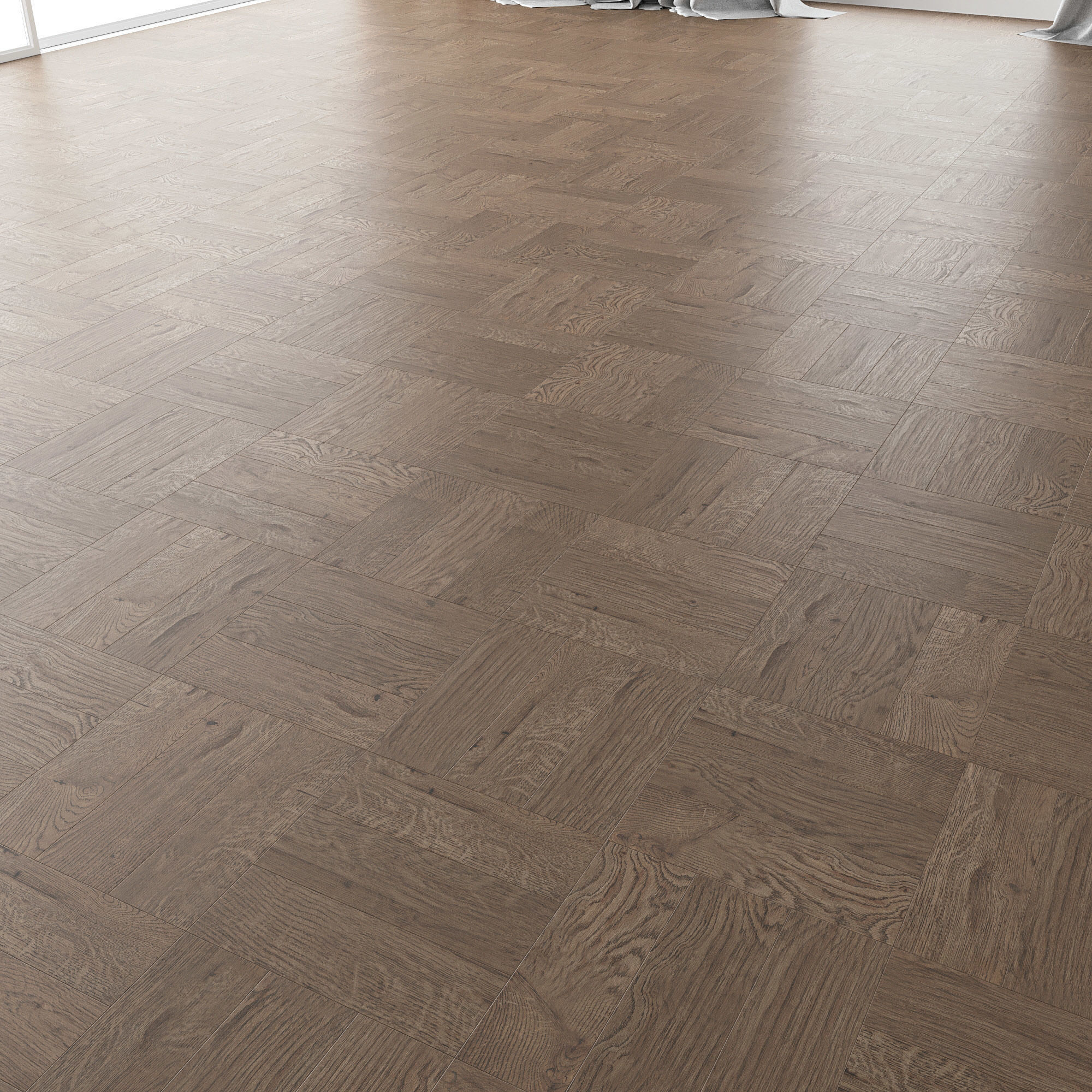 Parquet Oak Missisippi WWL set 3 3D model_3