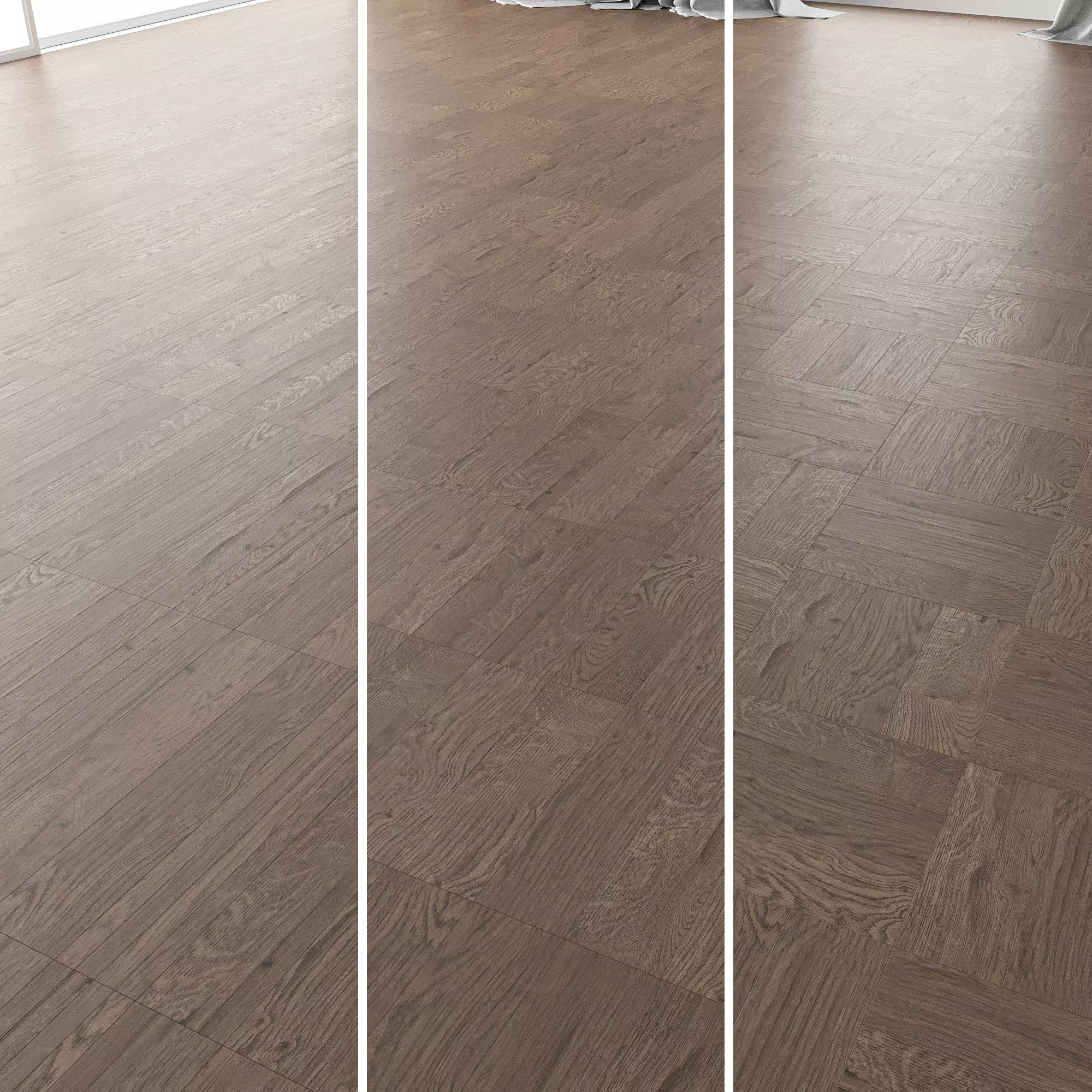 Parquet Oak Missisippi WWL set 3 3D model_0