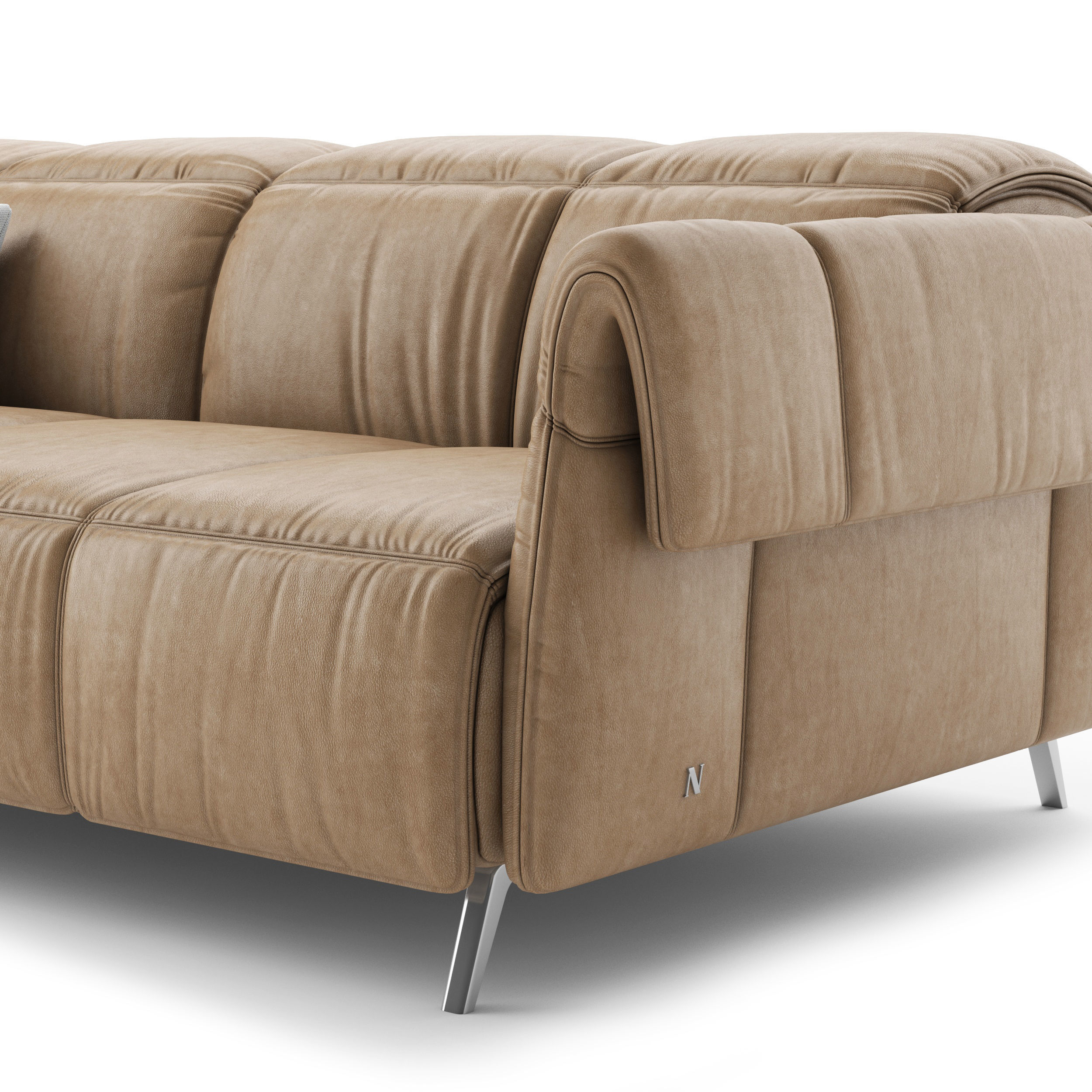 Natuzzi Seagull sofa 3D model_1