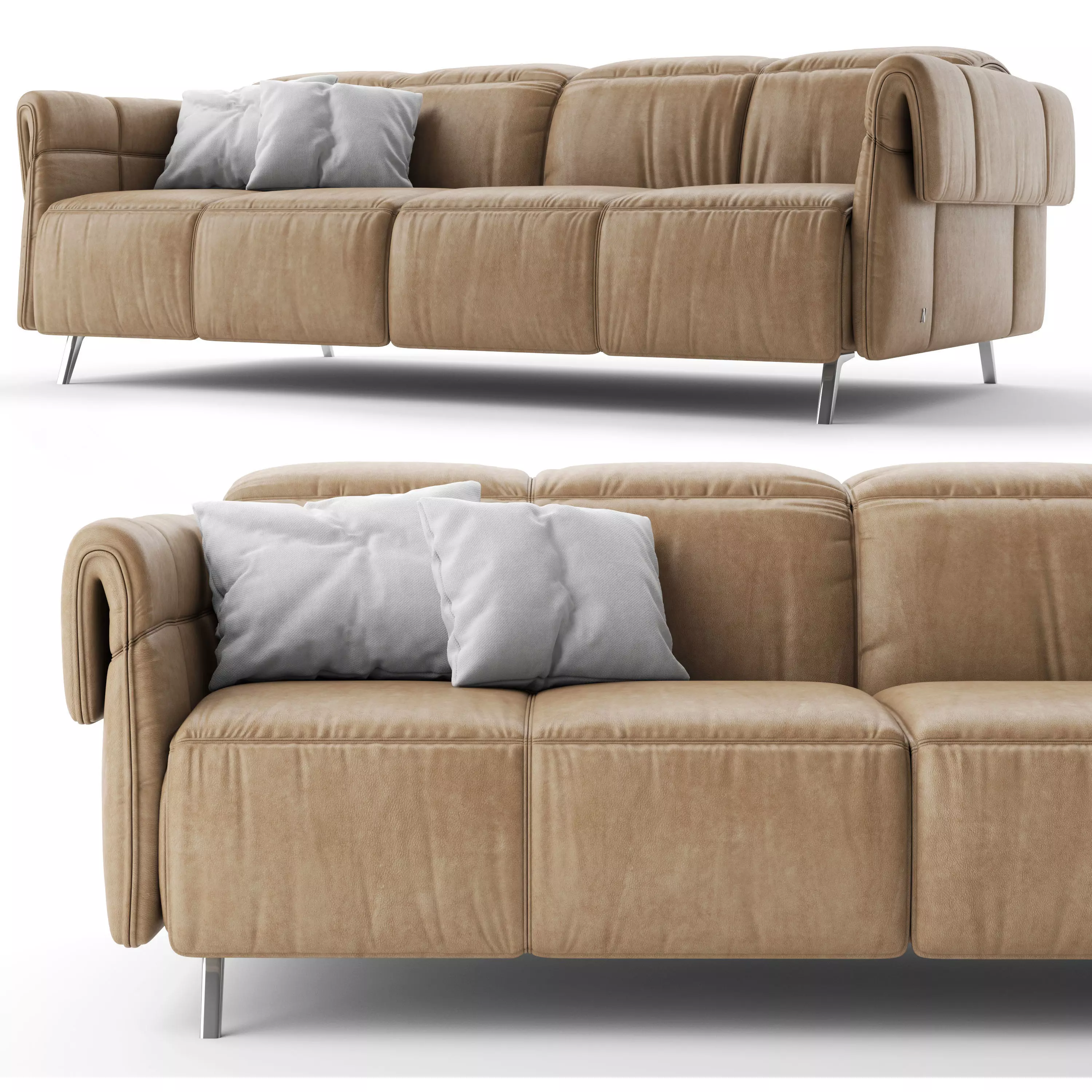 Natuzzi Seagull sofa 3D model_0
