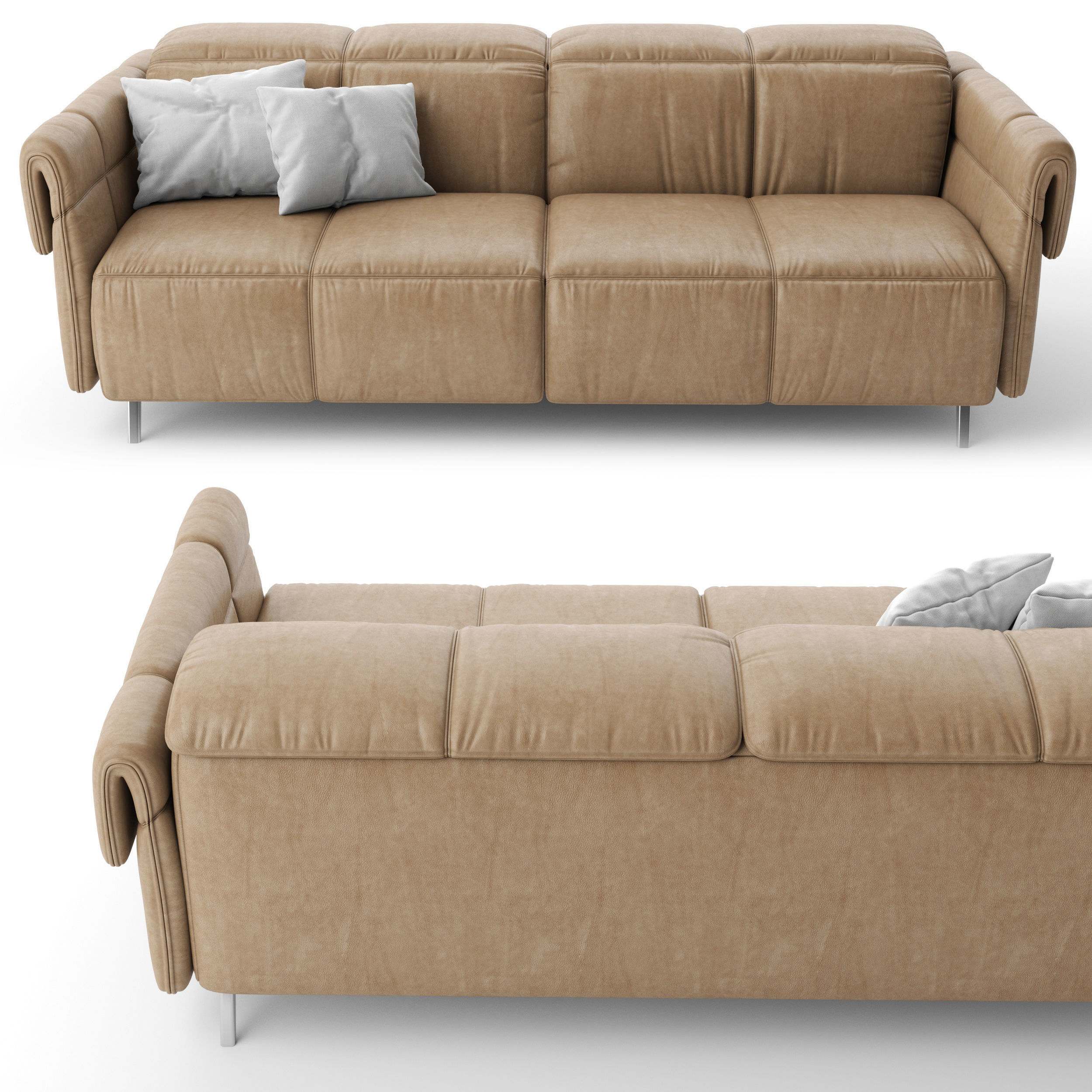 Natuzzi Seagull sofa 3D model_2
