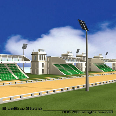 Complete Horserace 3D model_10