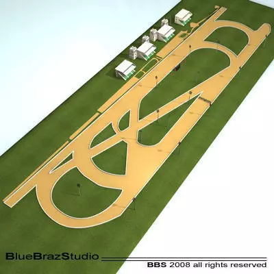 Complete Horserace 3D model_0