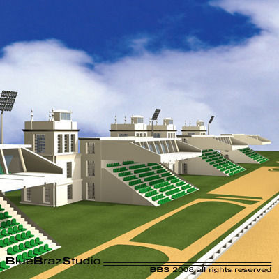 Complete Horserace 3D model_7