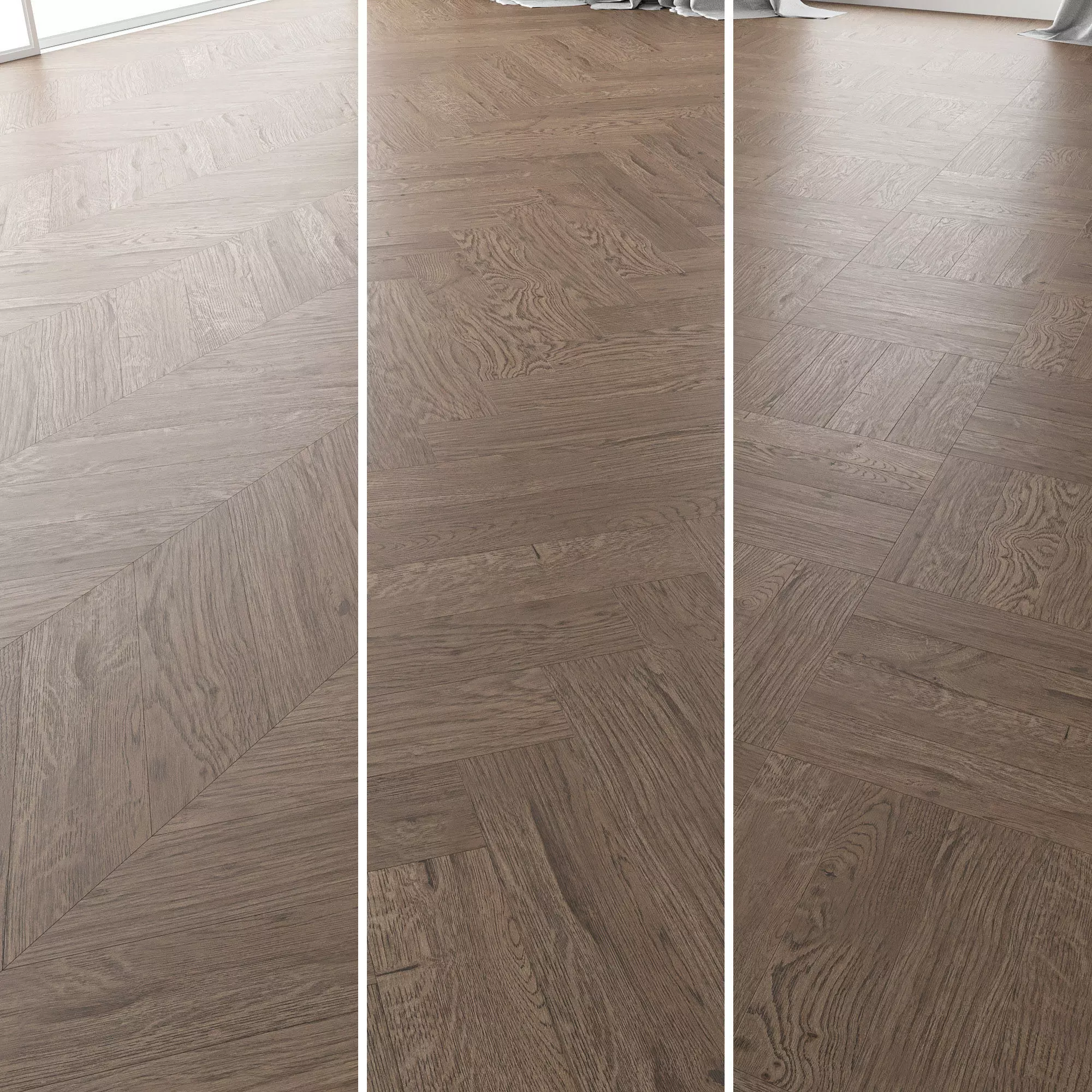 Parquet Oak Missisippi WWL set 4 3D model_0