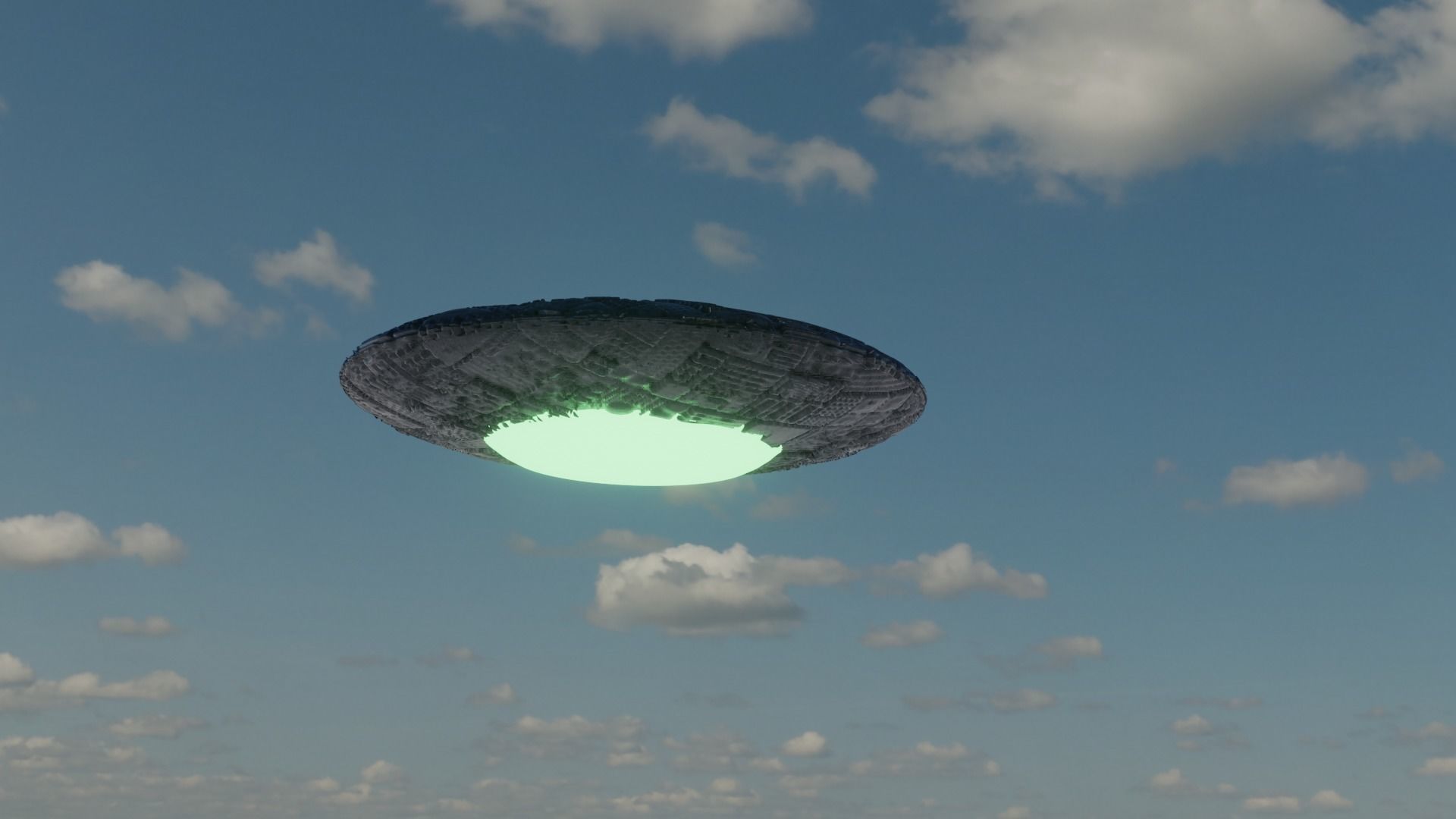 Spaceship 3D model and Kit ufo 3D models 3D Model Collection_8