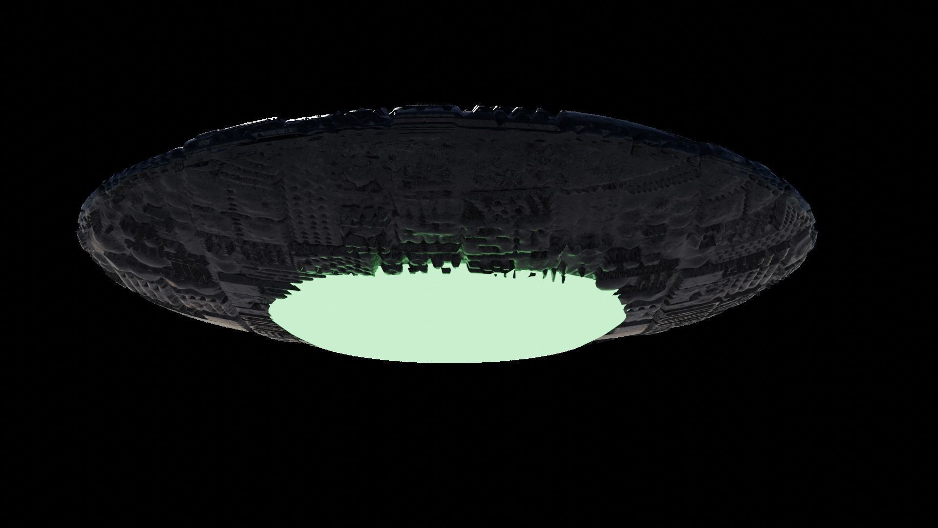 Spaceship 3D model and Kit ufo 3D models 3D Model Collection_4