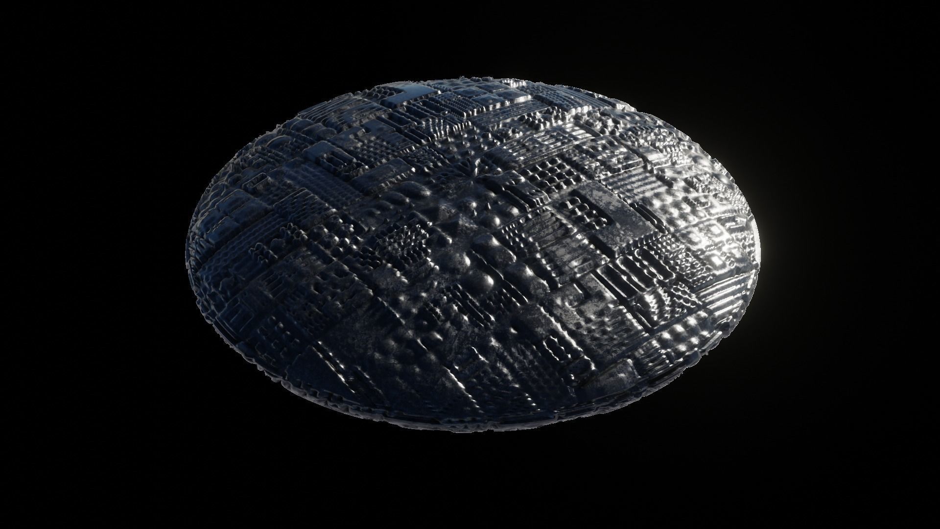 Spaceship 3D model and Kit ufo 3D models 3D Model Collection_26