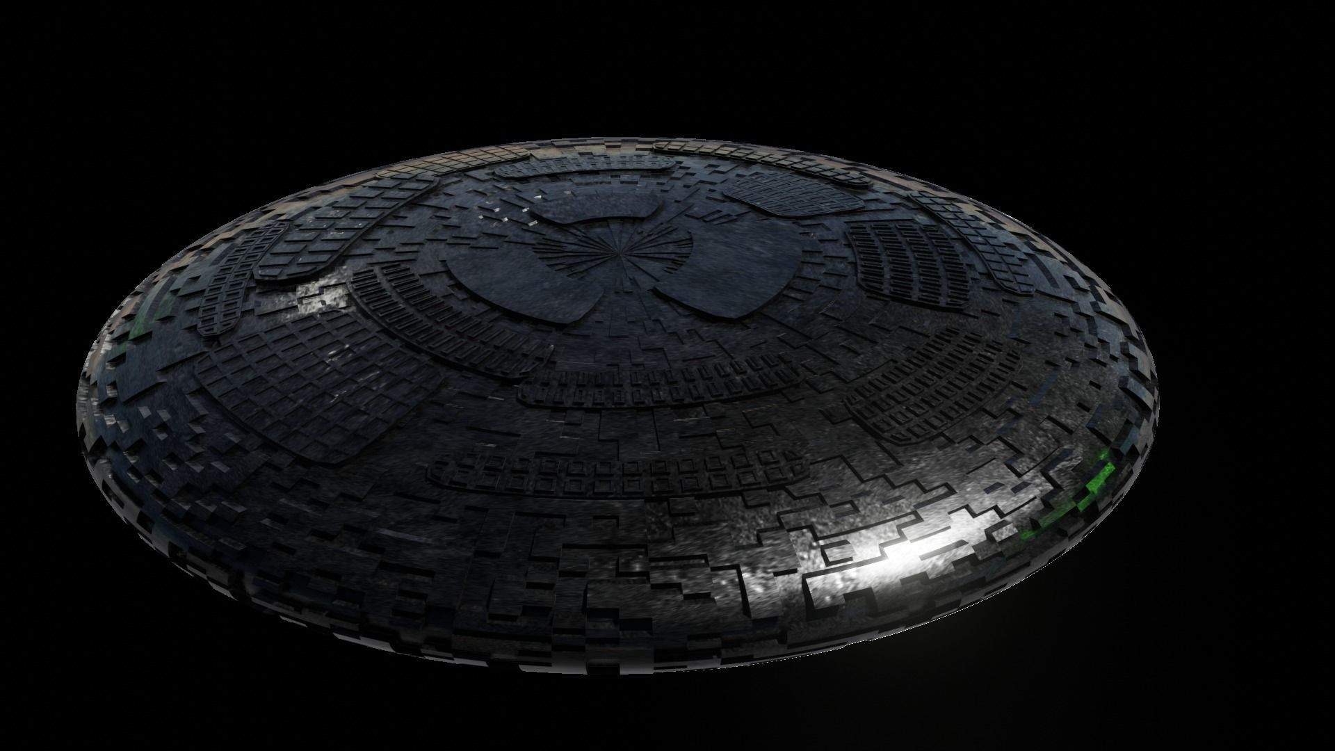 Spaceship 3D model and Kit ufo 3D models 3D Model Collection_20