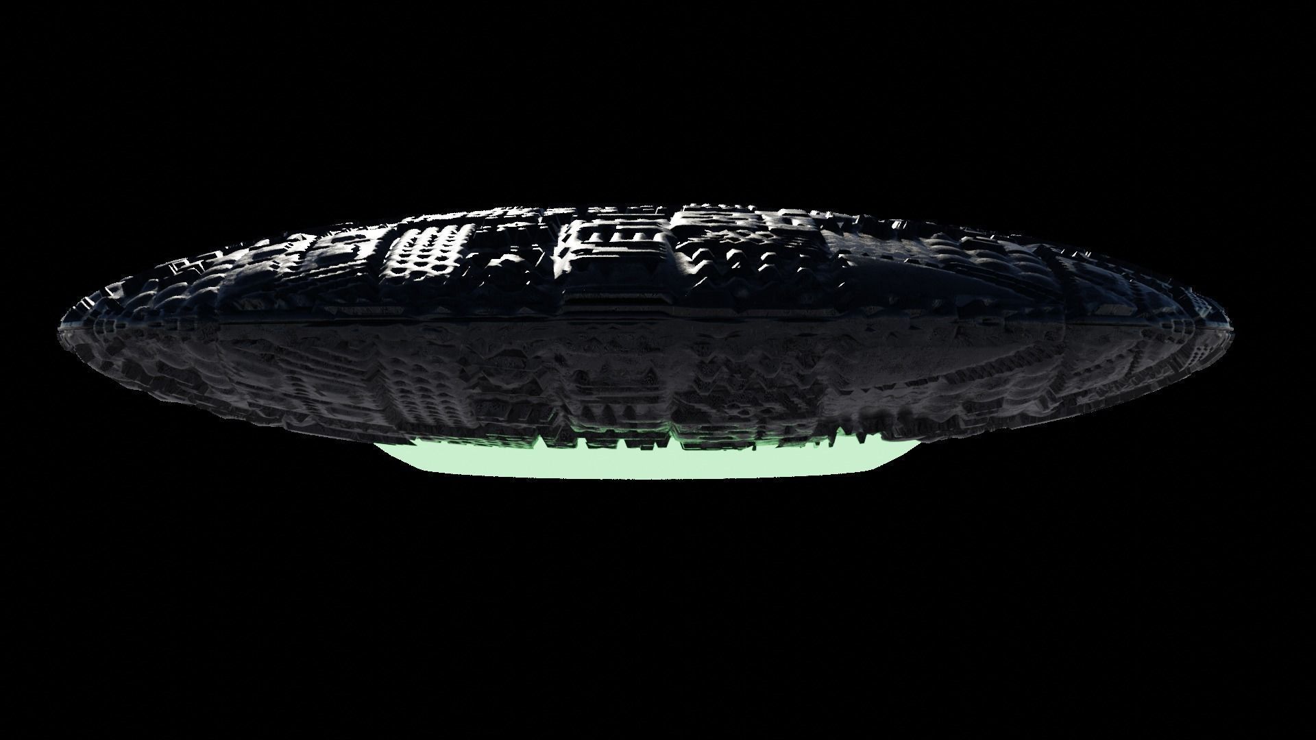 Spaceship 3D model and Kit ufo 3D models 3D Model Collection_31