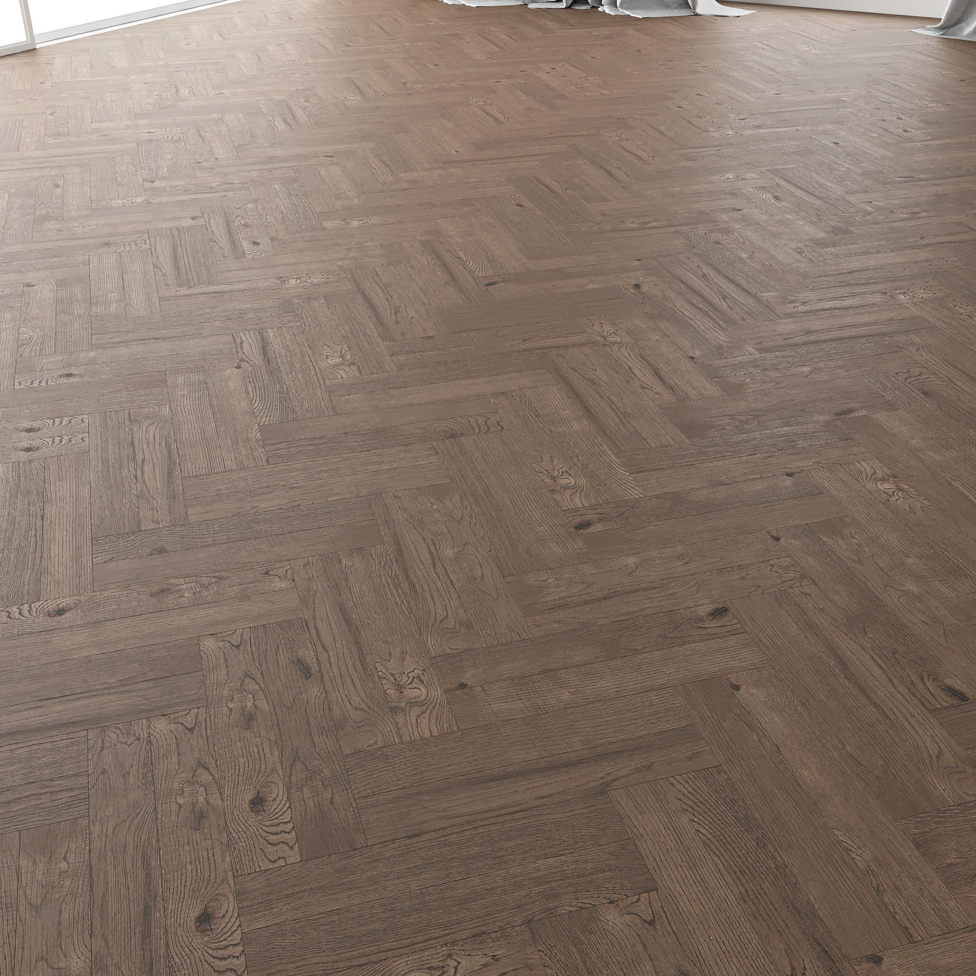 Parquet Oak Missisippi Wild Wood set 2 3D model_2