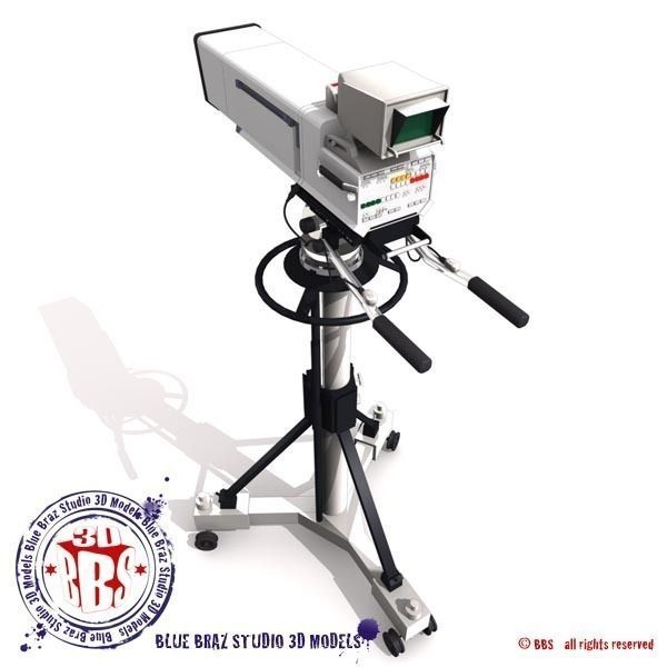 broadcast camera 3D model_7