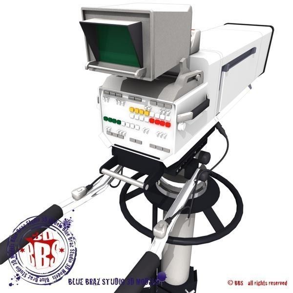 broadcast camera 3D model_2
