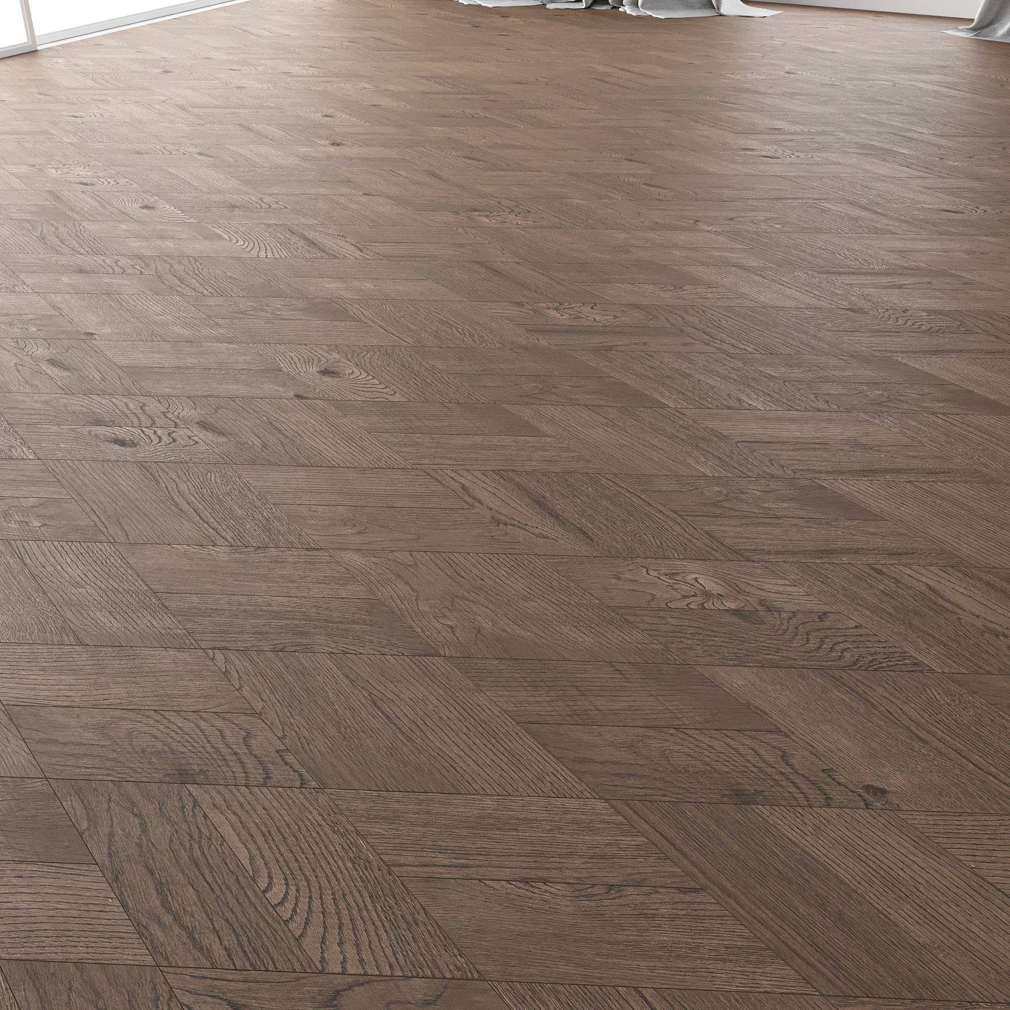 Parquet Oak Missisippi Wild Wood set 5 3D model_1