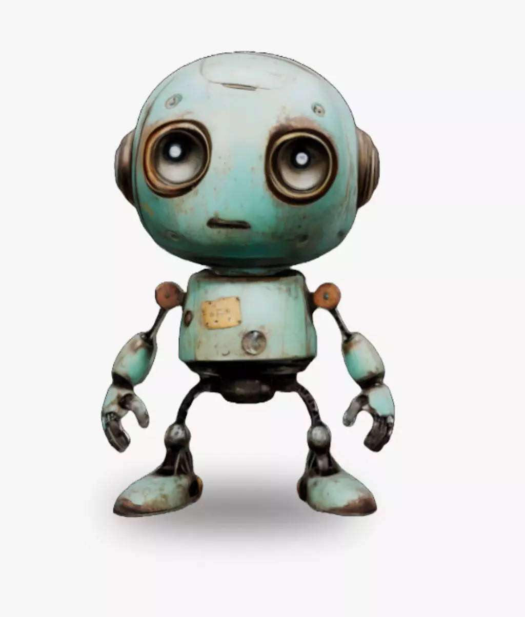 Rusty Bot 3D model is perfect 3D model