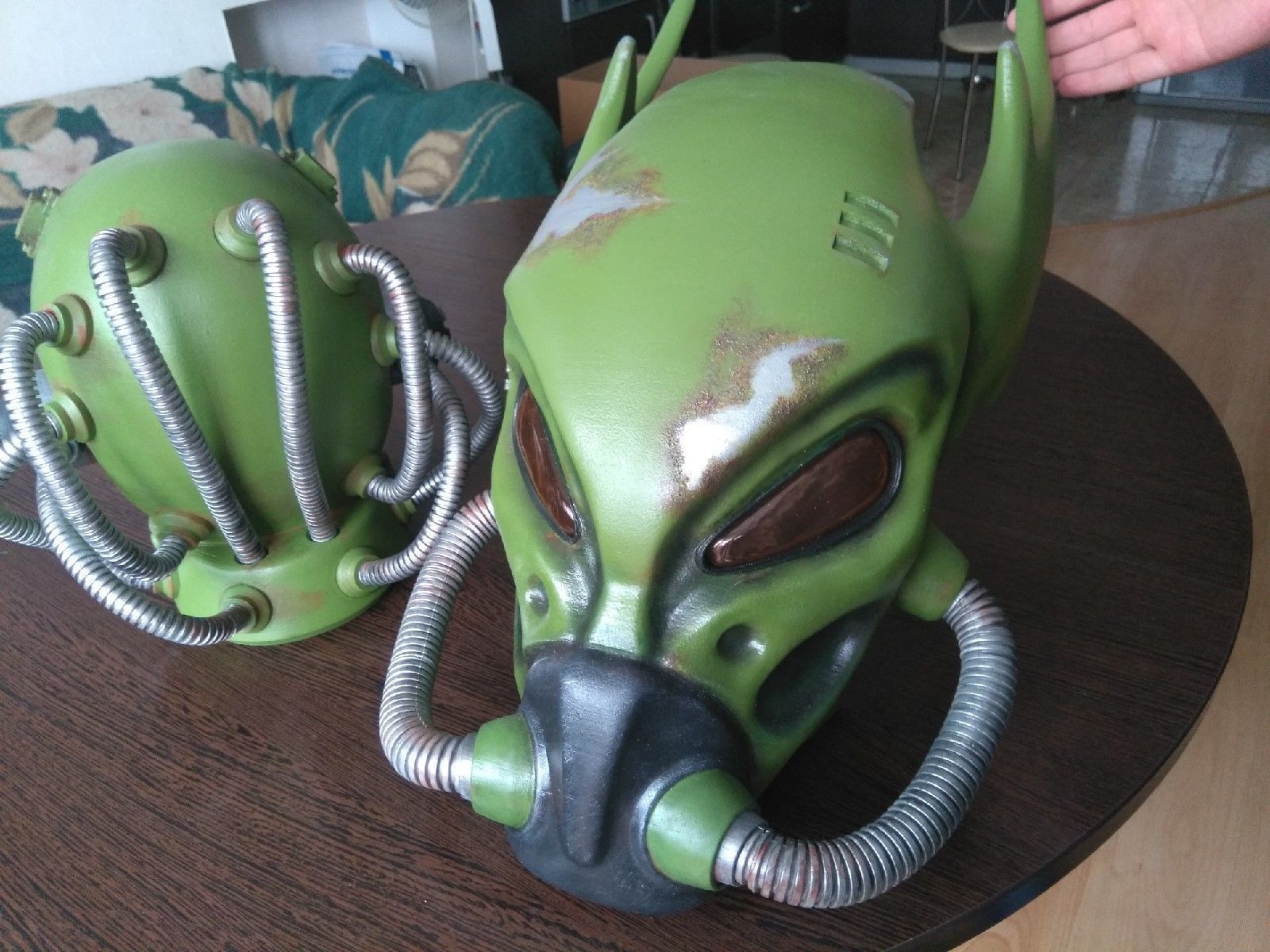 Fallout Tactics Helmet 3D print model_8