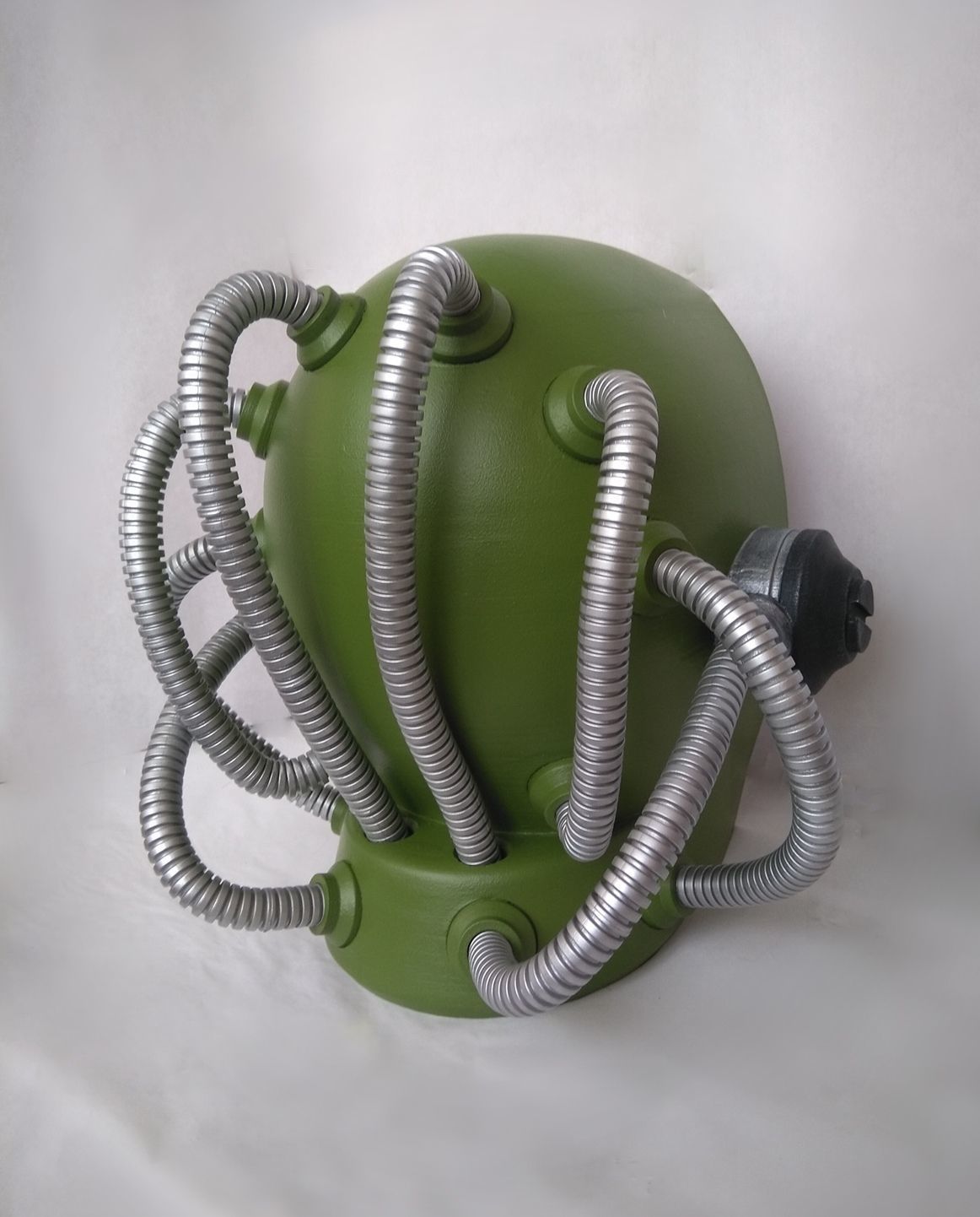 Fallout Tactics Helmet 3D print model_7