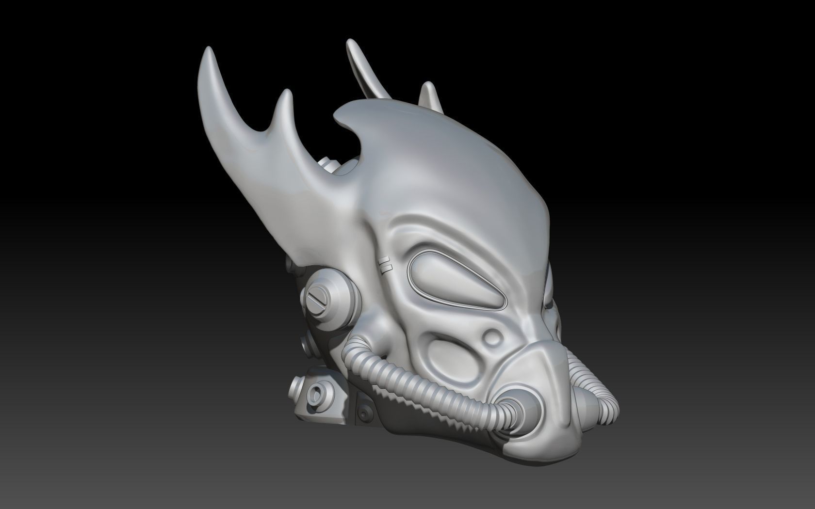 Fallout Tactics Helmet 3D print model_2