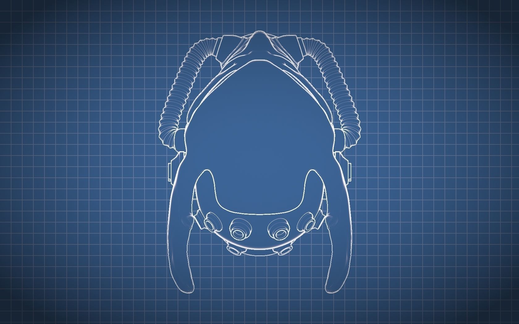 Fallout Tactics Helmet 3D print model_19