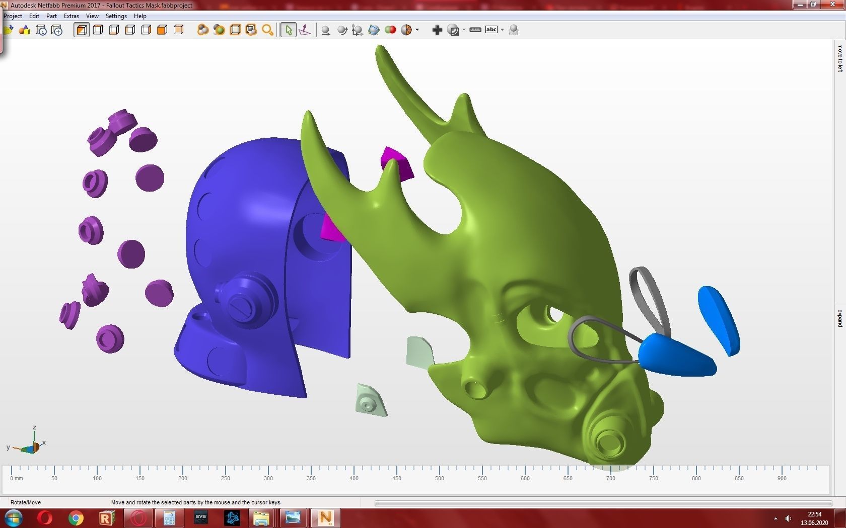 Fallout Tactics Helmet 3D print model_23