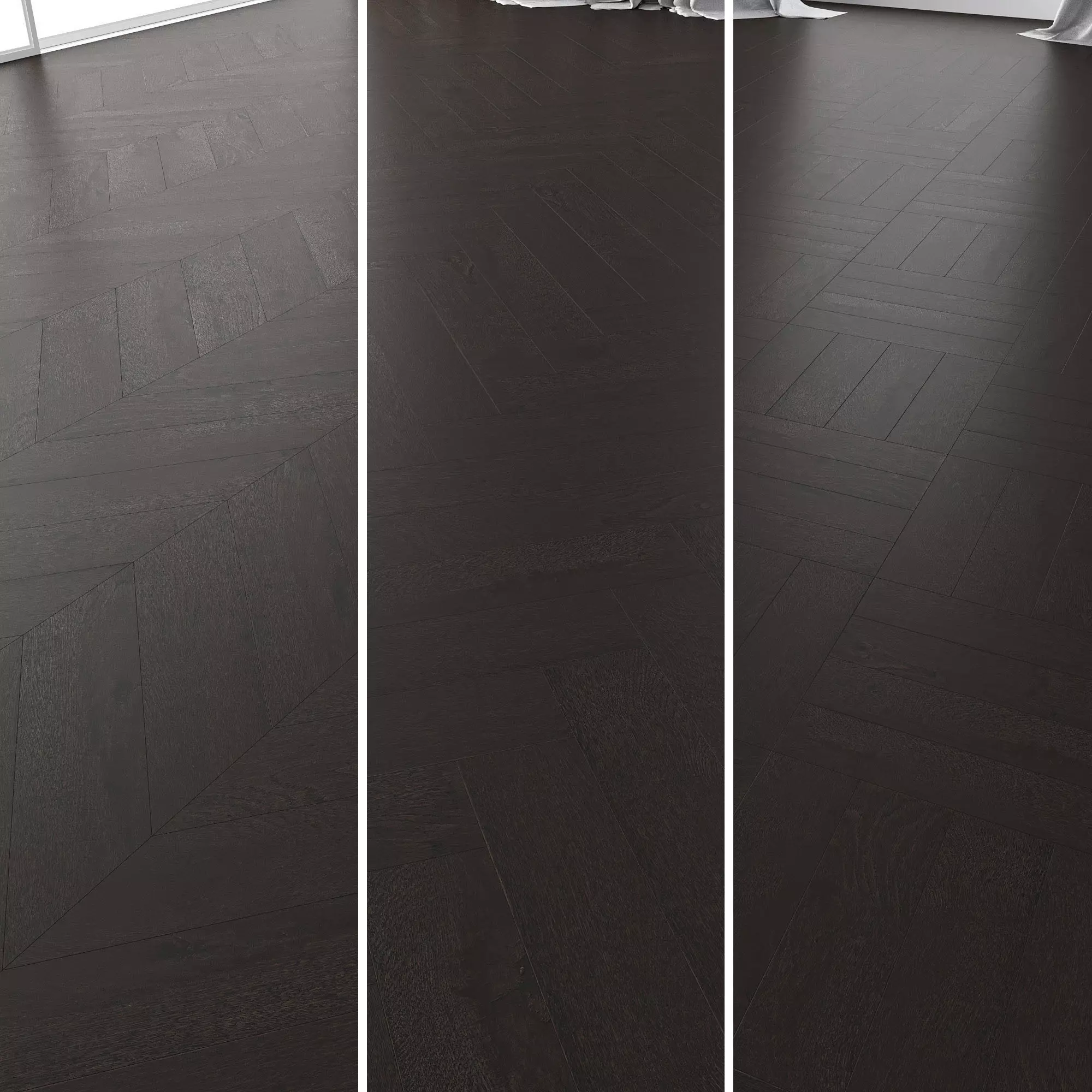  Parquet Oak Black WWL set 4 3D model_0