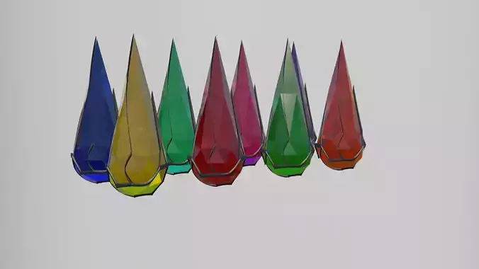 Magical Crystals  3D model