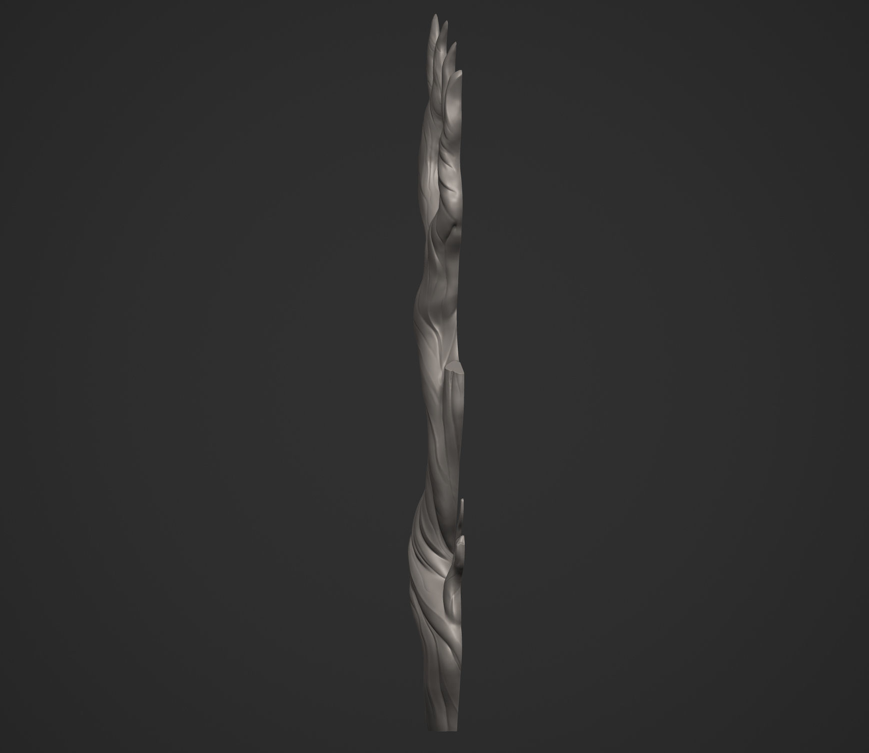 Beautiful Stylized Tree Trunk 3D print model_7