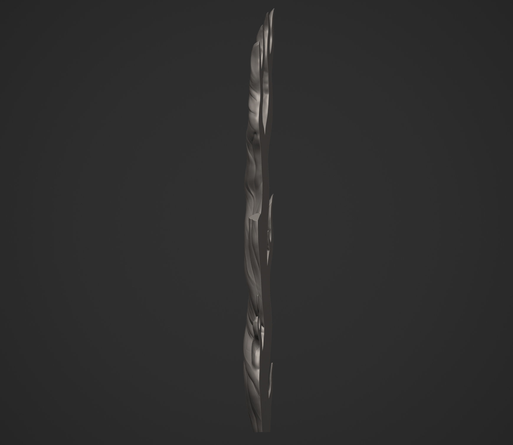 Beautiful Stylized Tree Trunk 3D print model_6