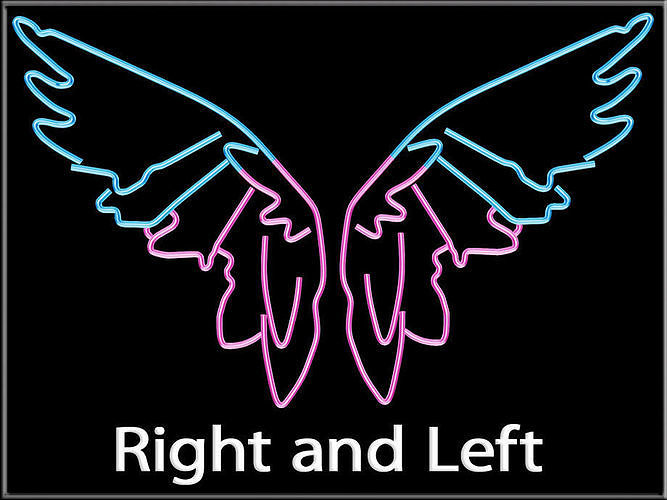 Neon Wings  Low-poly 3D model