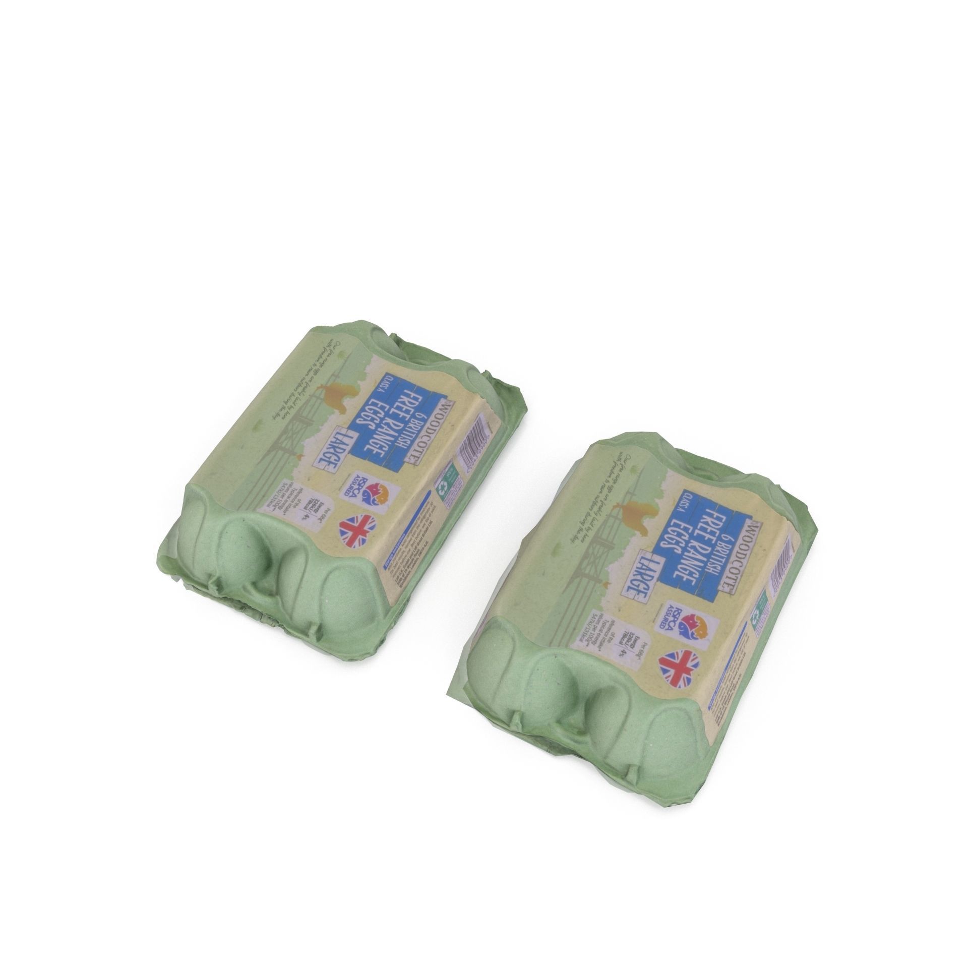 Egg Box 01 - High Poly and Lower Poly versions with 4K textures 3D model_11