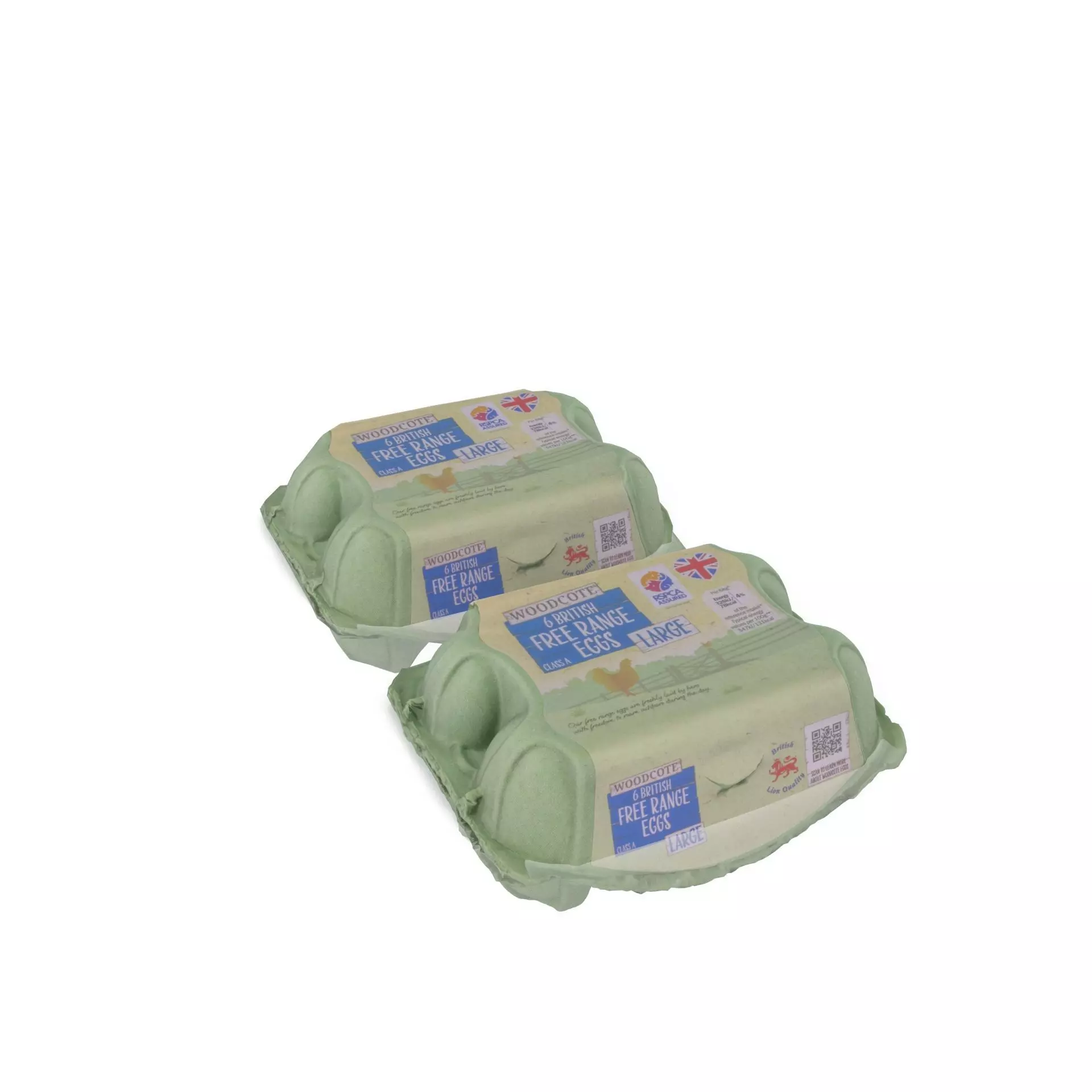 Egg Box 01 - High Poly and Lower Poly versions with 4K textures 3D model_0