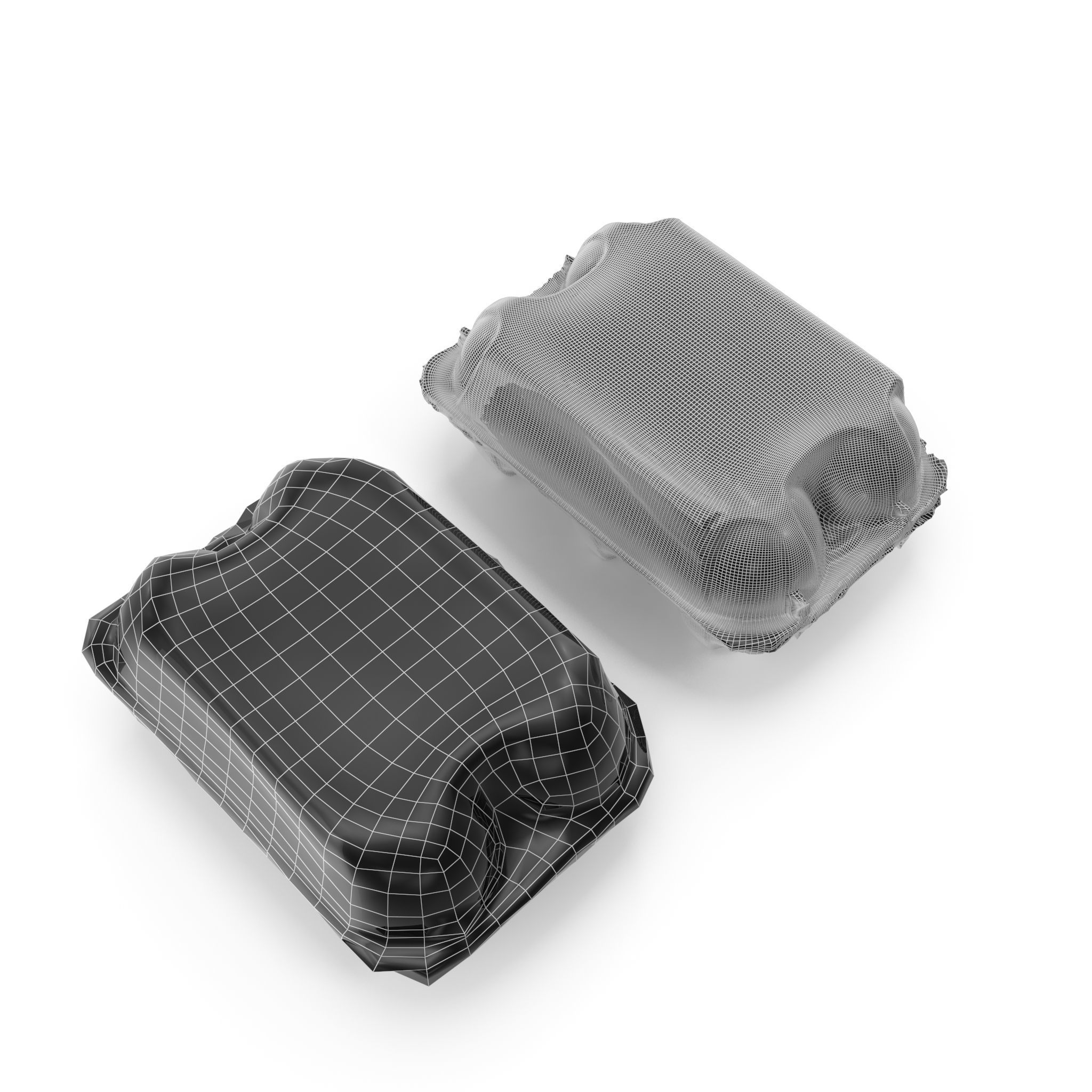 Egg Box 01 - High Poly and Lower Poly versions with 4K textures 3D model_14