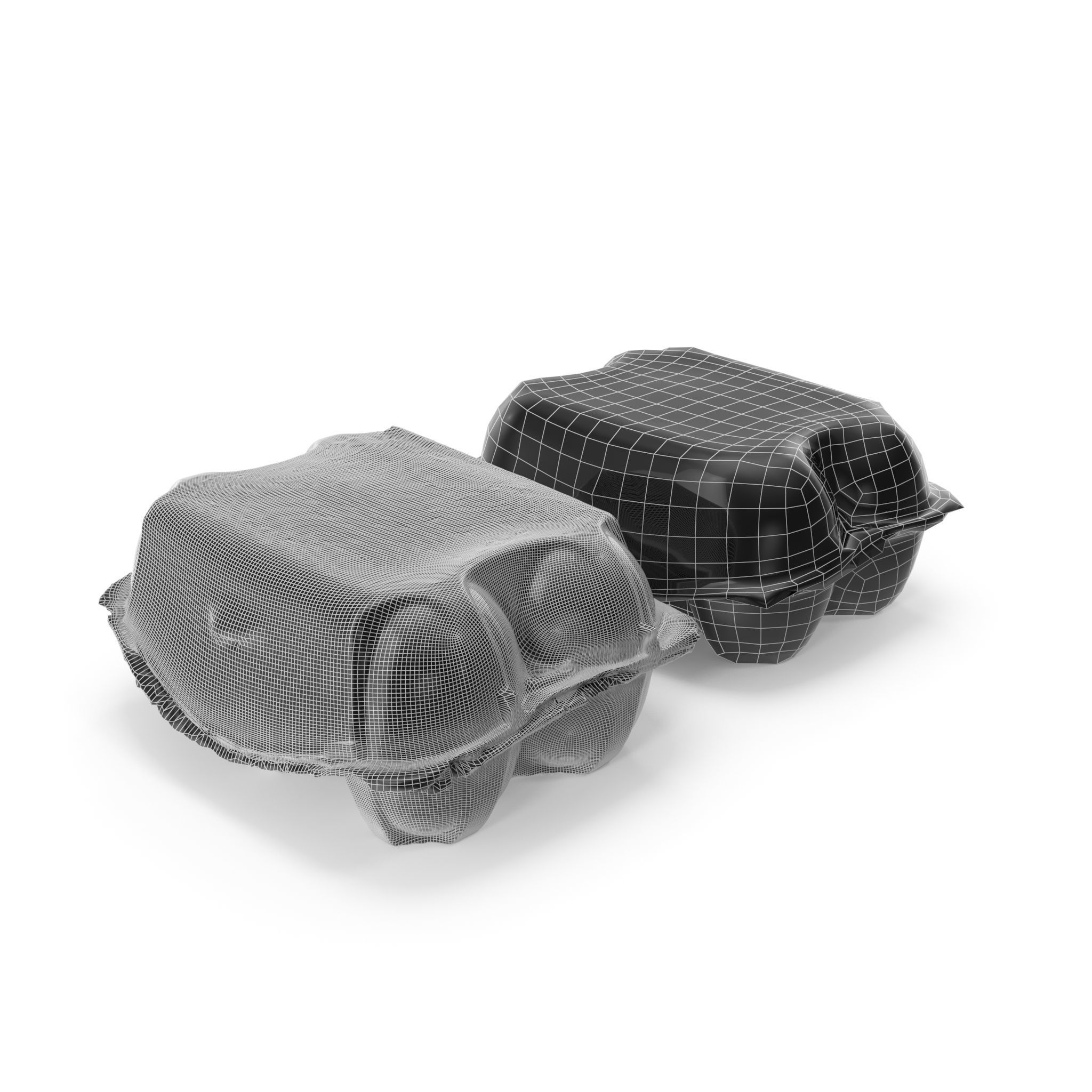 Egg Box 01 - High Poly and Lower Poly versions with 4K textures 3D model_21