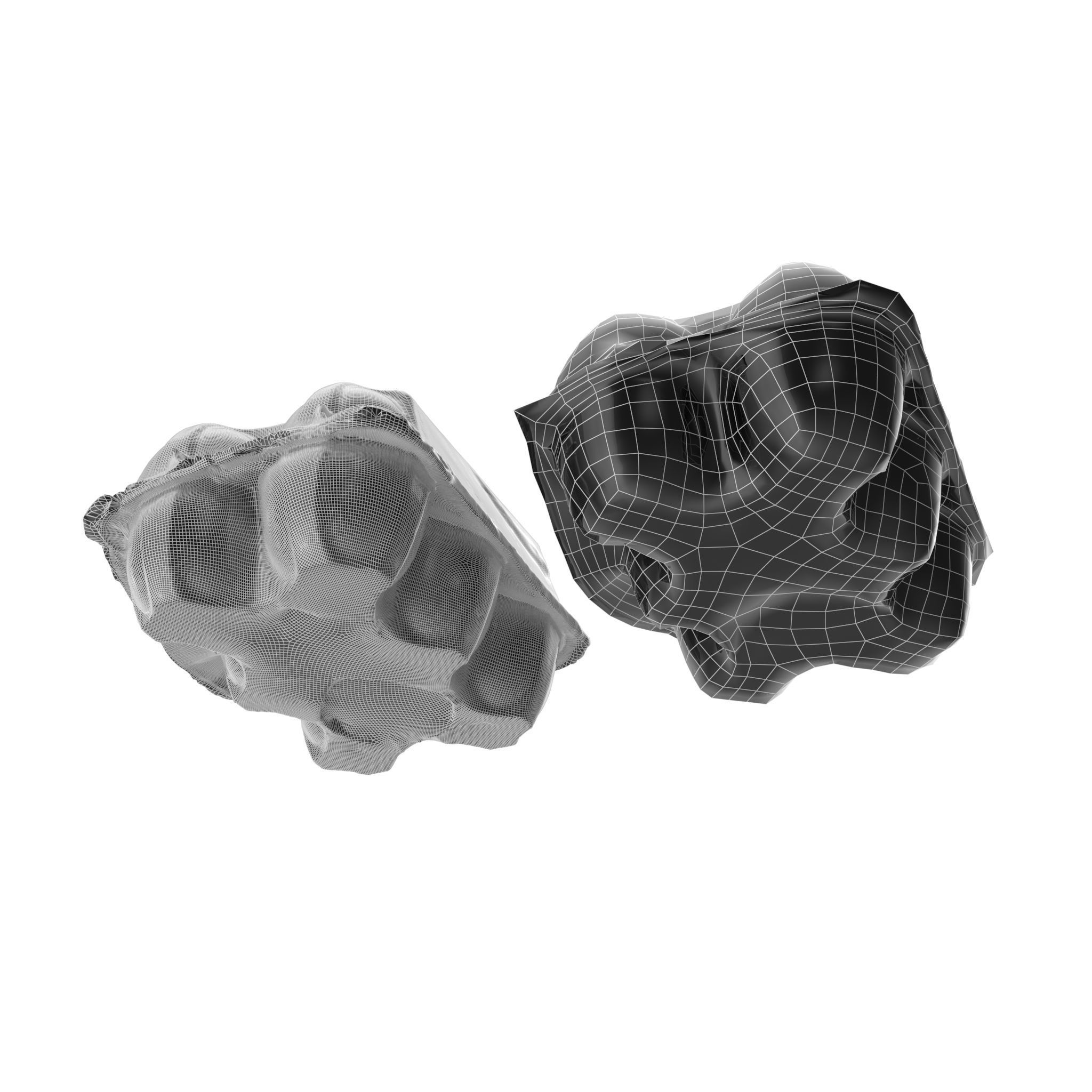 Egg Box 01 - High Poly and Lower Poly versions with 4K textures 3D model_25