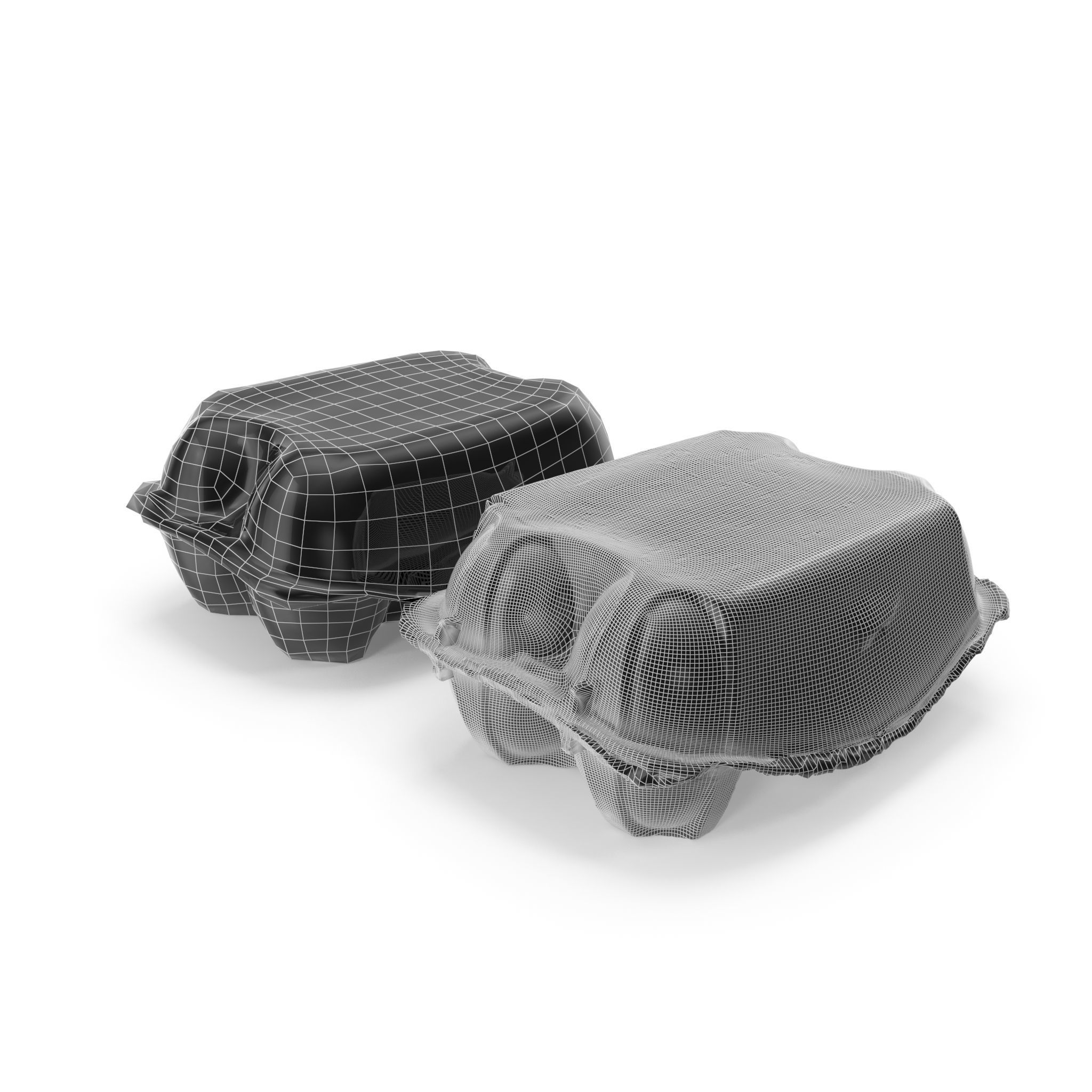 Egg Box 01 - High Poly and Lower Poly versions with 4K textures 3D model_20