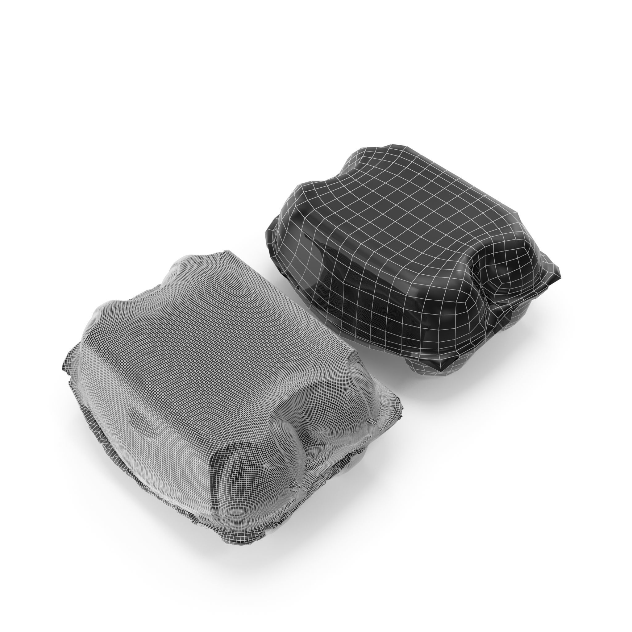 Egg Box 01 - High Poly and Lower Poly versions with 4K textures 3D model_15