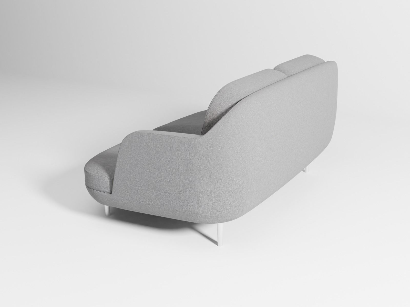 Lune sofa 2-seater 3D model_5