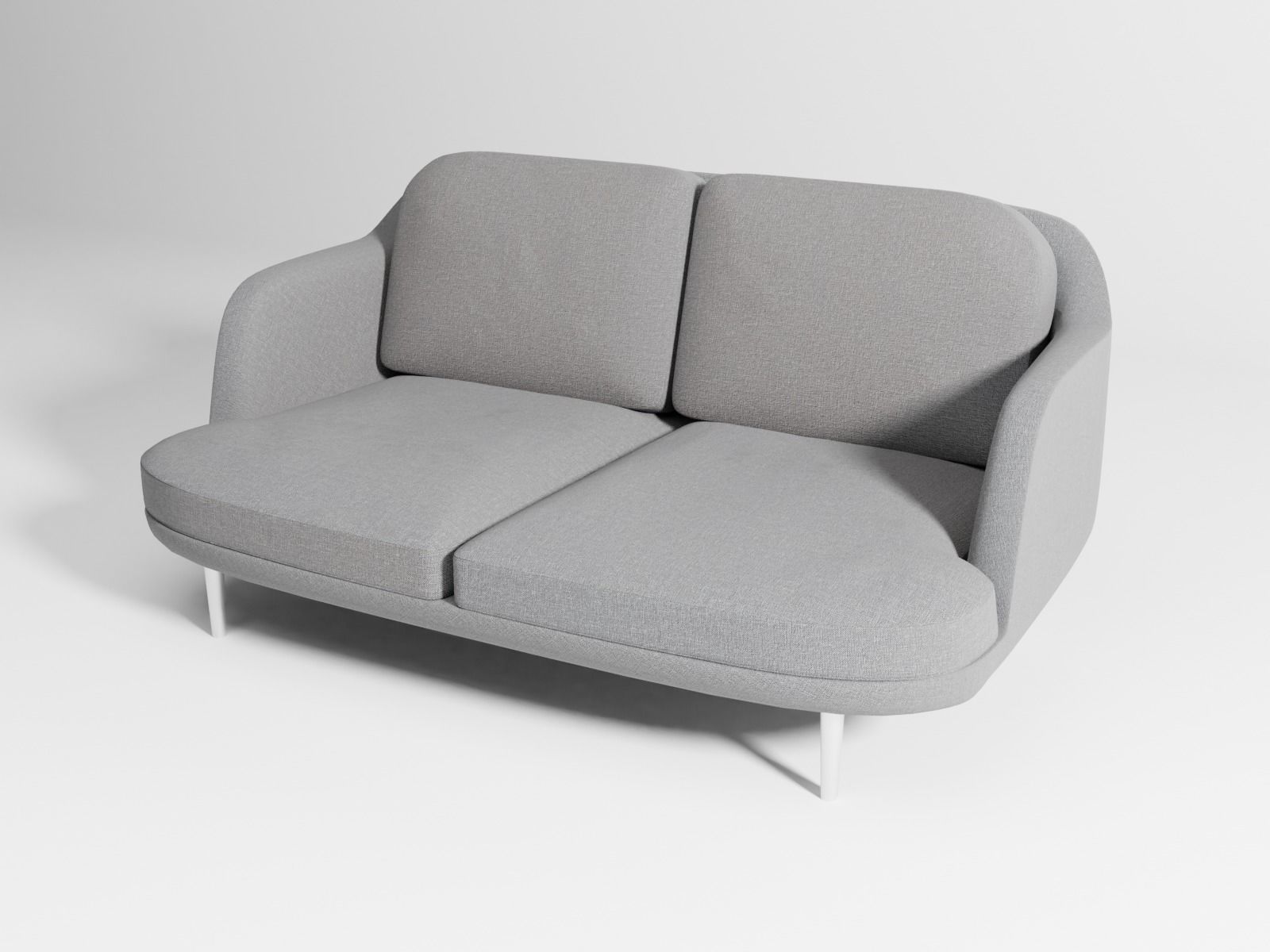 Lune sofa 2-seater 3D model_7