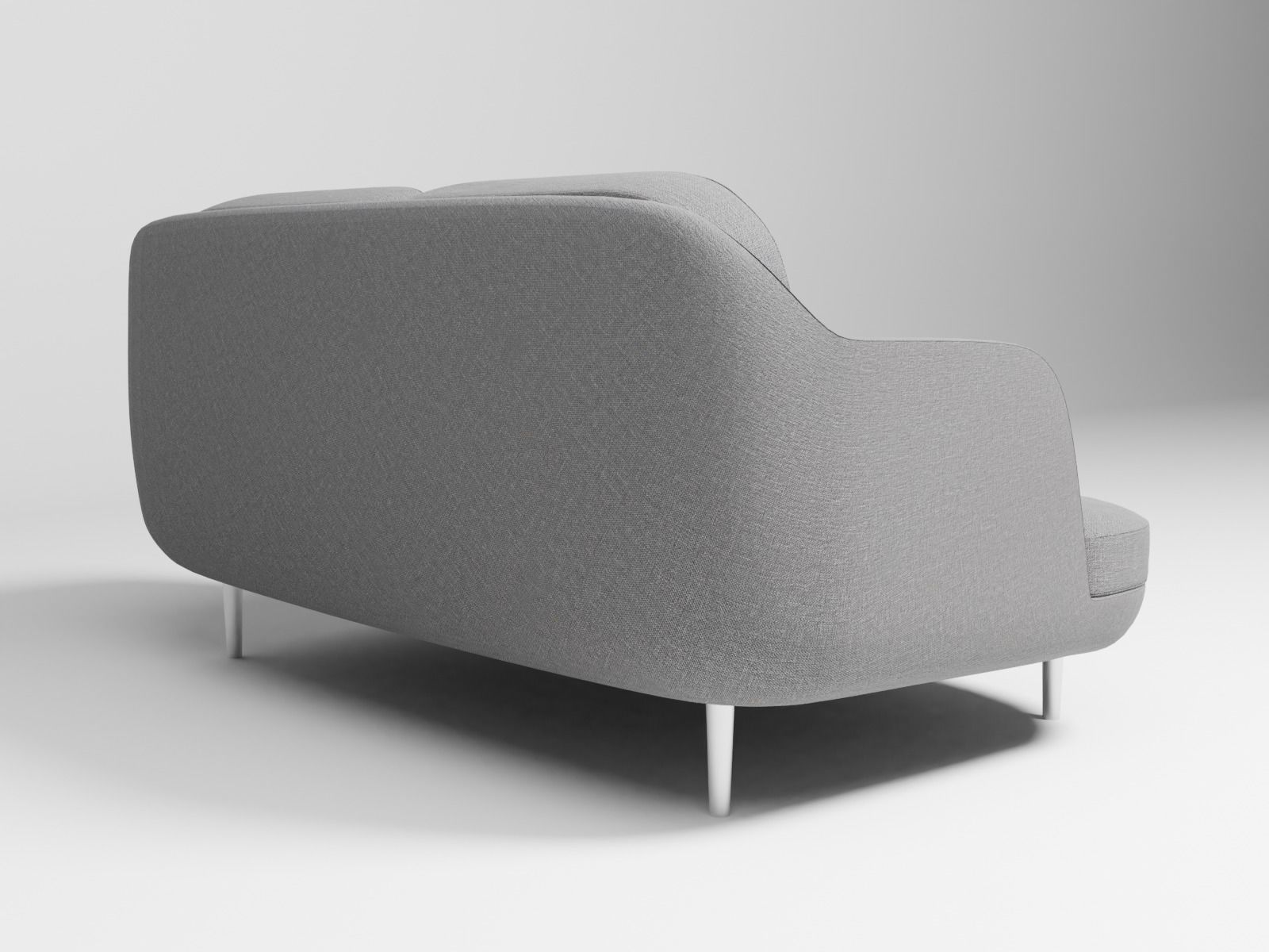 Lune sofa 2-seater 3D model_3