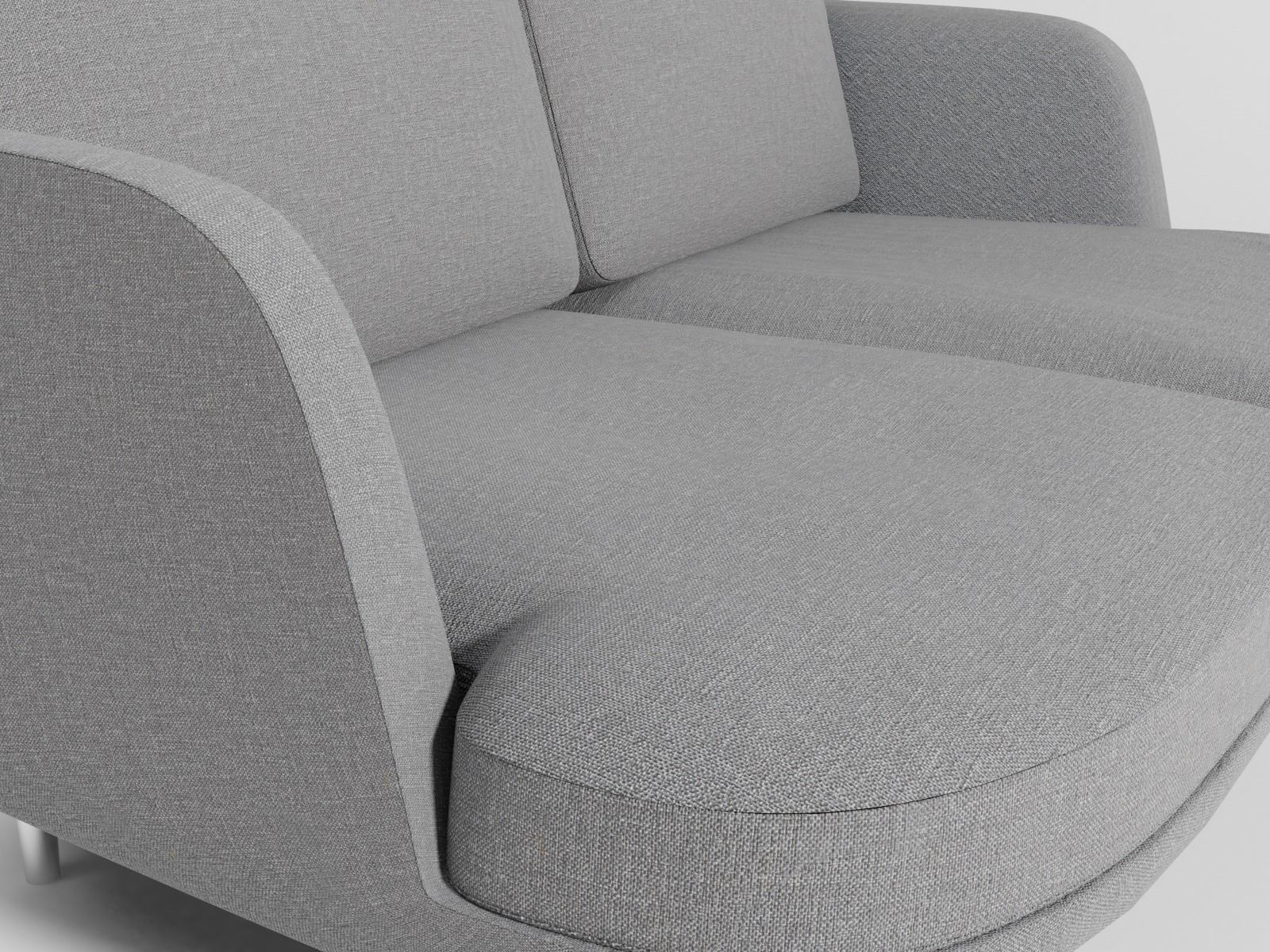 Lune sofa 2-seater 3D model_10