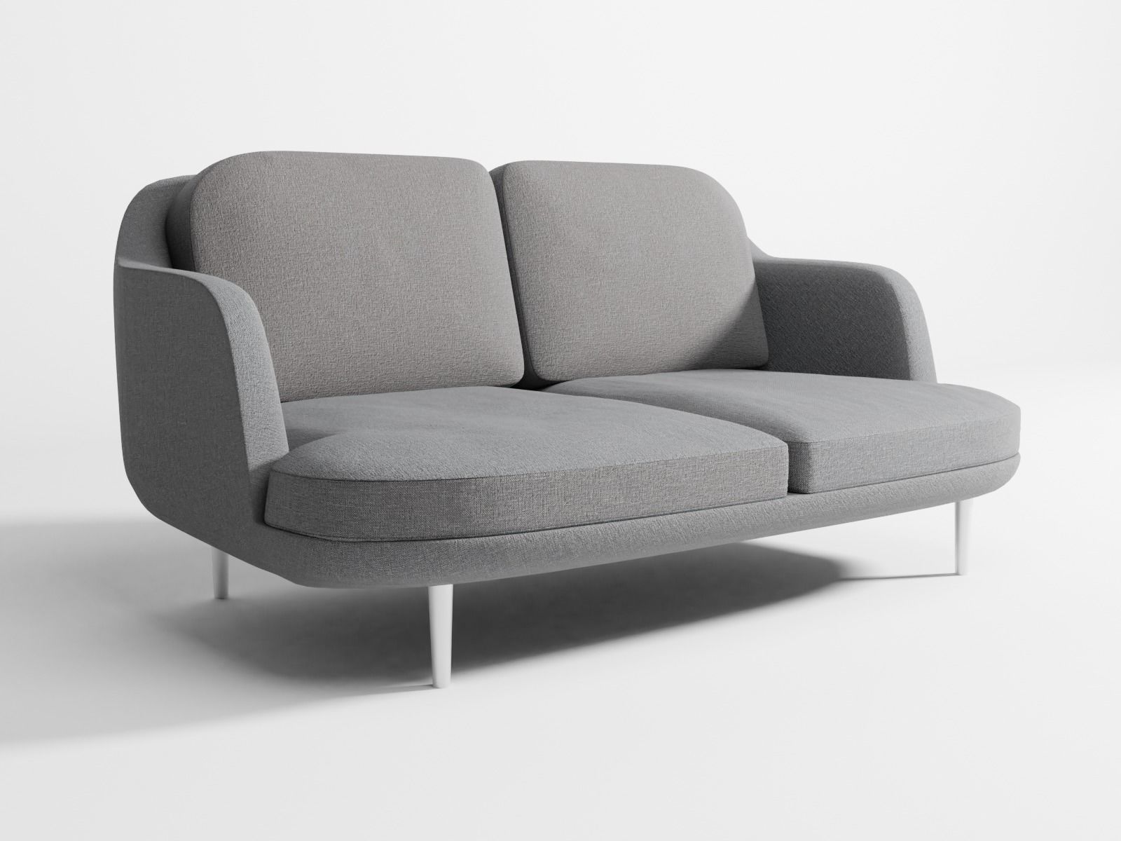 Lune sofa 2-seater 3D model_1