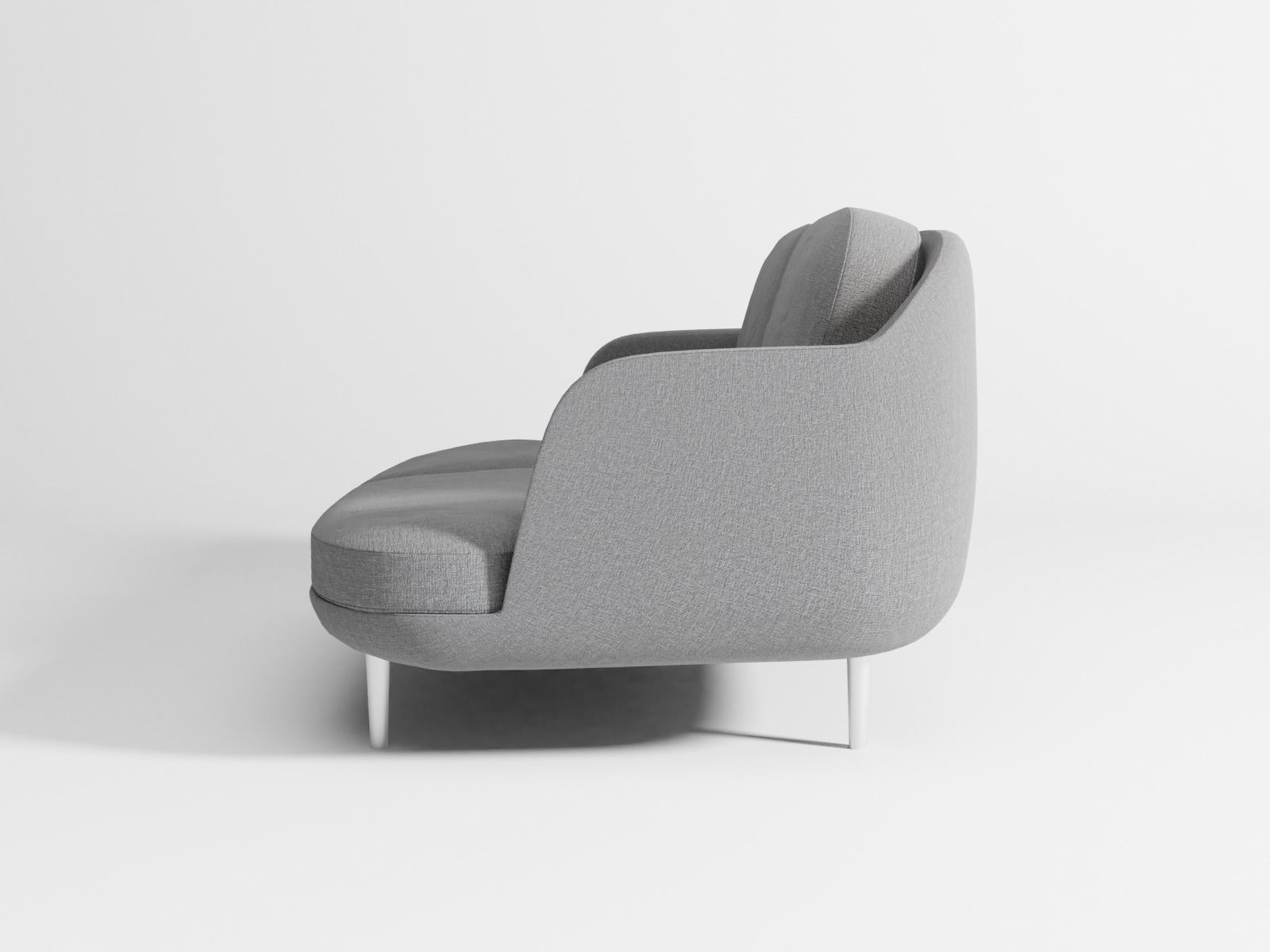 Lune sofa 2-seater 3D model_6