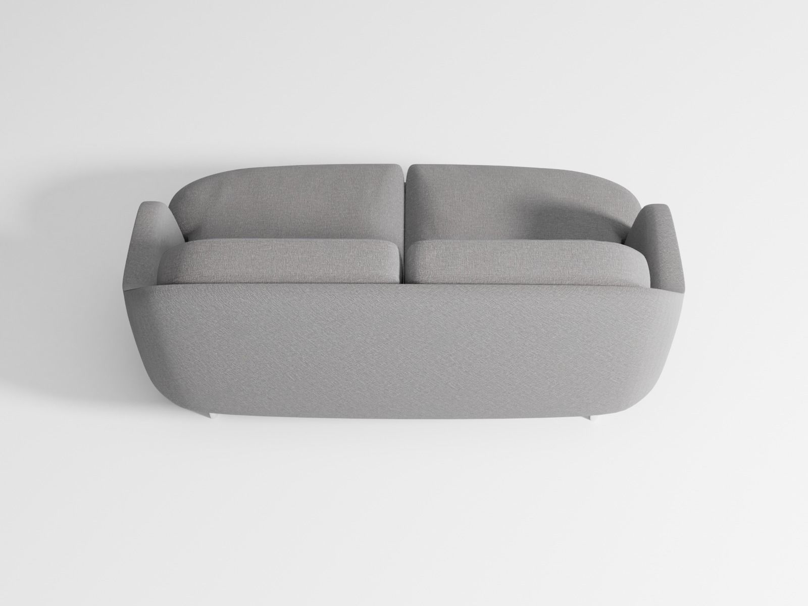 Lune sofa 2-seater 3D model_9