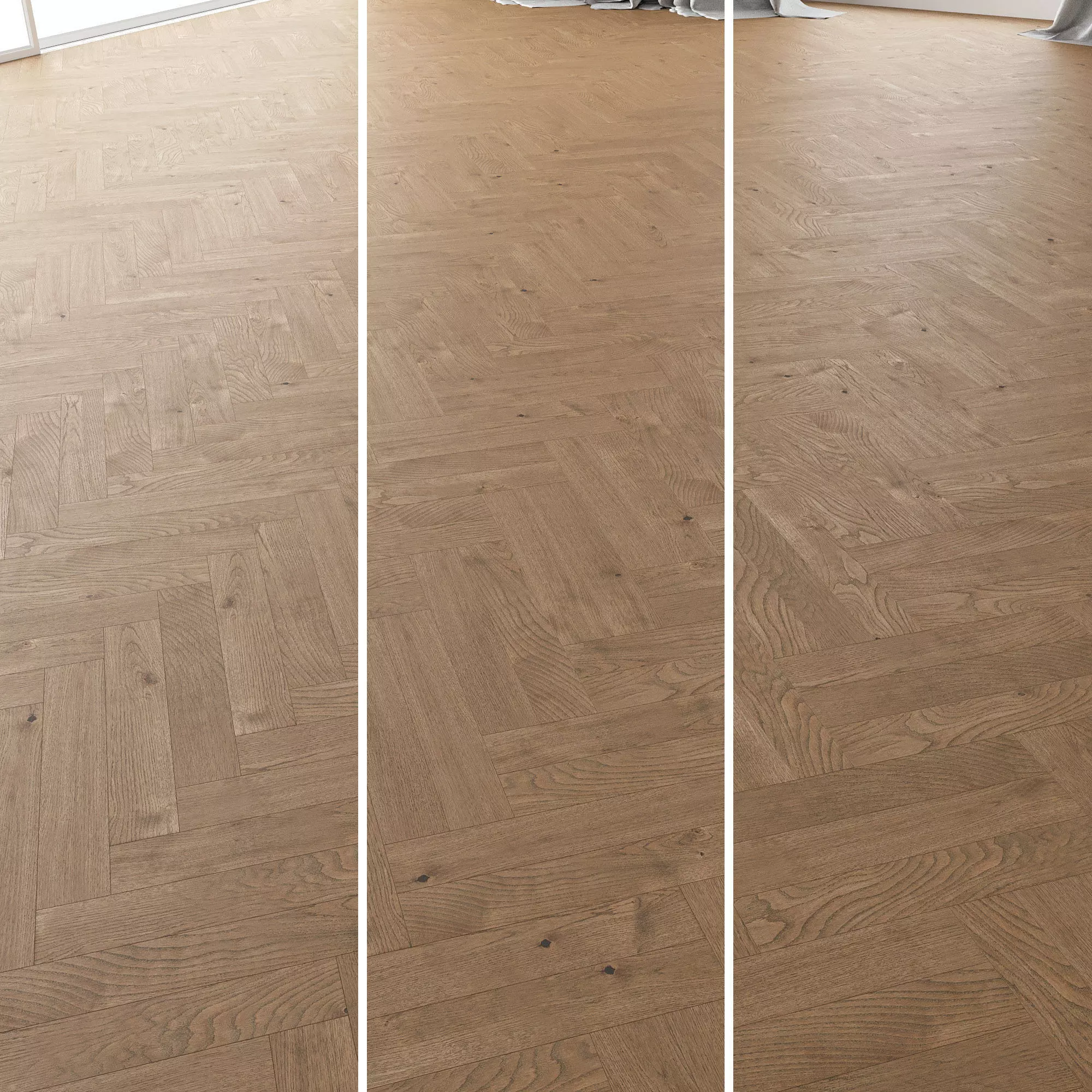 Parquet Oak Estate NEW Sanded set 2 3D model_0