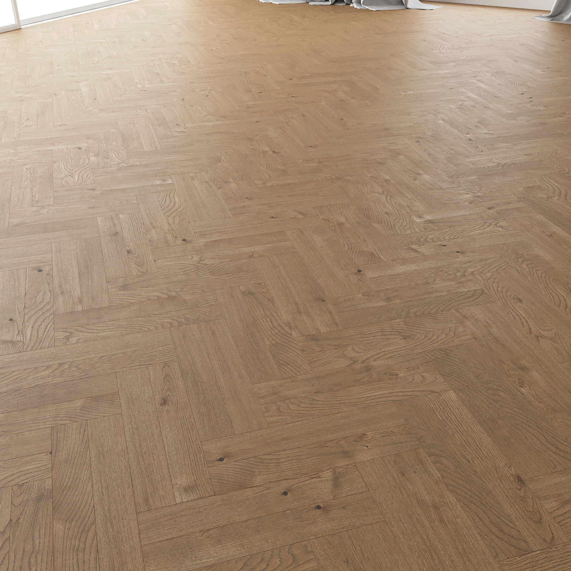 Parquet Oak Estate NEW Sanded set 2 3D model_2